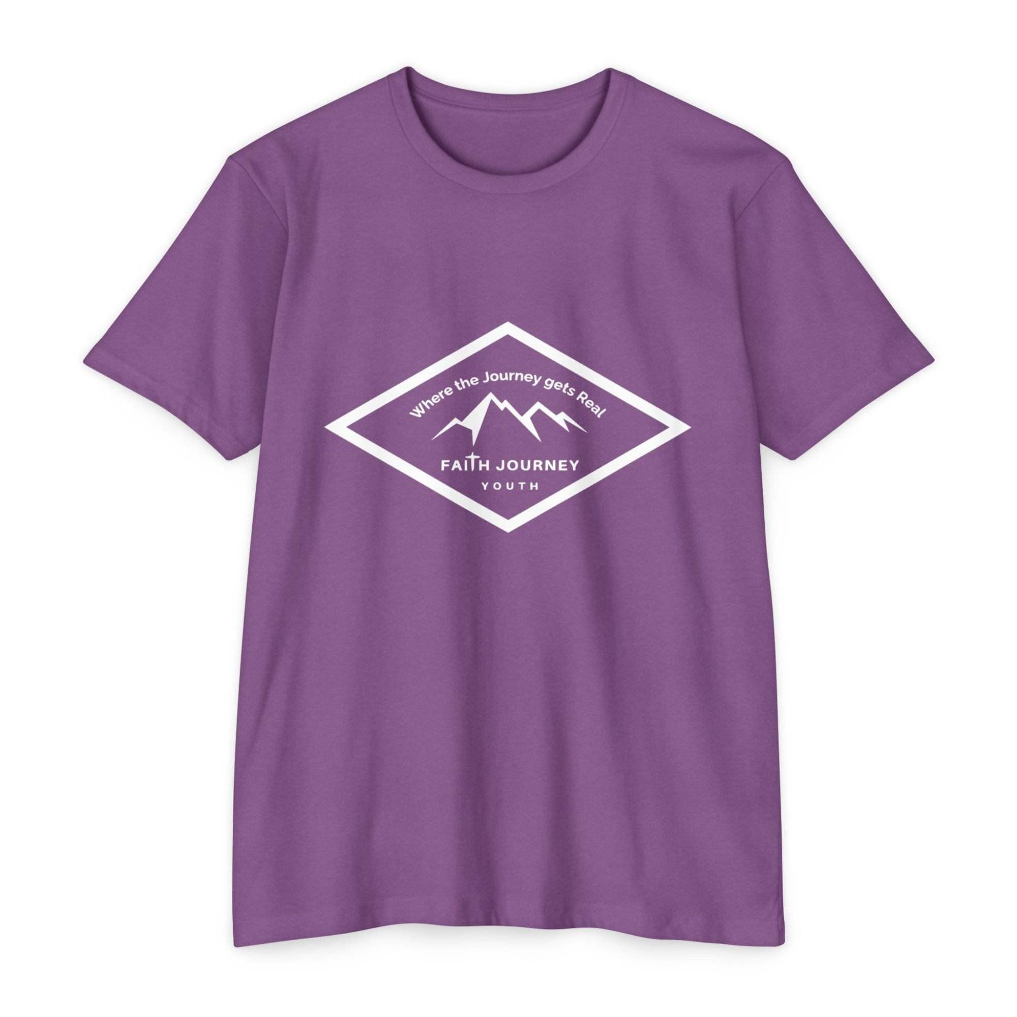 Faith Journey YouthPremium T-Shirt, Motivational Tee, Unisex Graphic Shirt, Adventure Shirt 60% Poly - 40% Cotton - Image 11