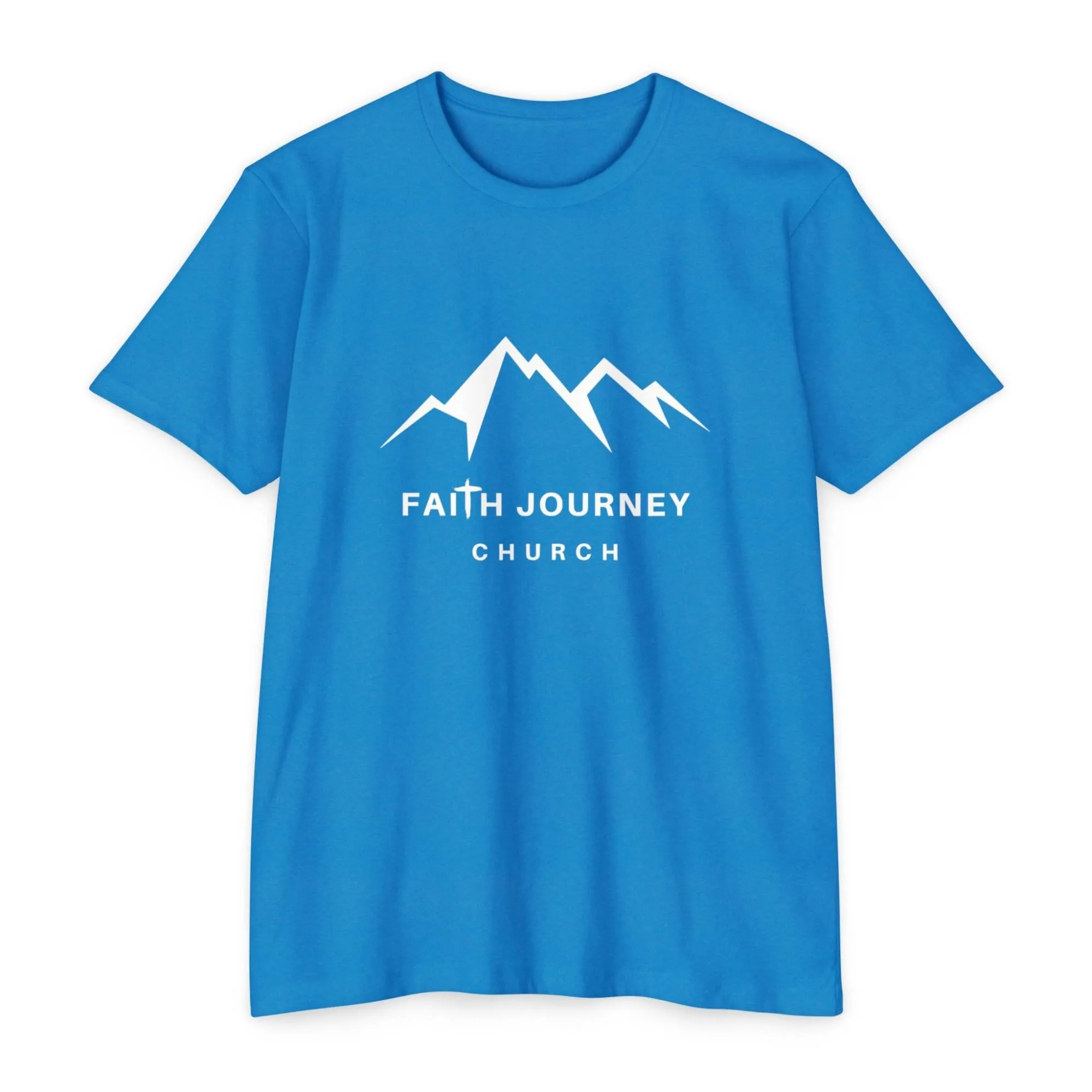Faith Journey Church Premium T-Shirt, Motivational Tee, Unisex Graphic Shirt, Adventure Shirt 60% Poly - 40% Cotton - Image 8
