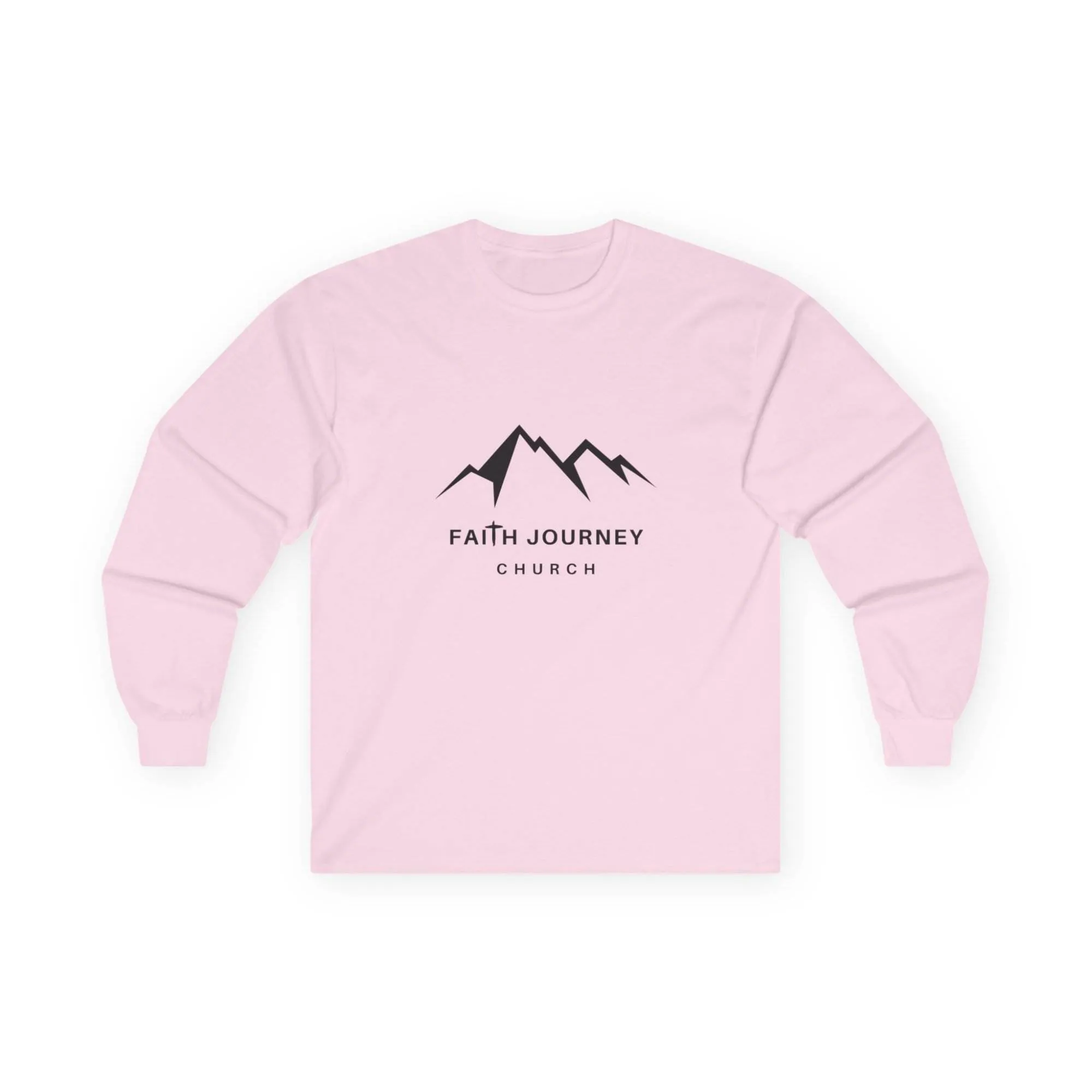 Faith Journey Church Long Sleeve Tee, Inspirational Apparel, Church Event Wear, Casual Faith Clothing - Image 10