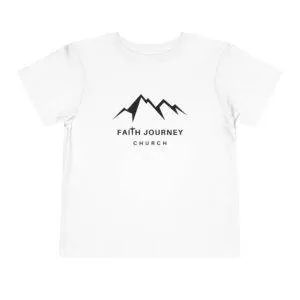 Faith Journey Toddler Tee, Kids Church Shirt, Religious Outfit, Adventure T-Shirt, Faith-Based Gift Idea