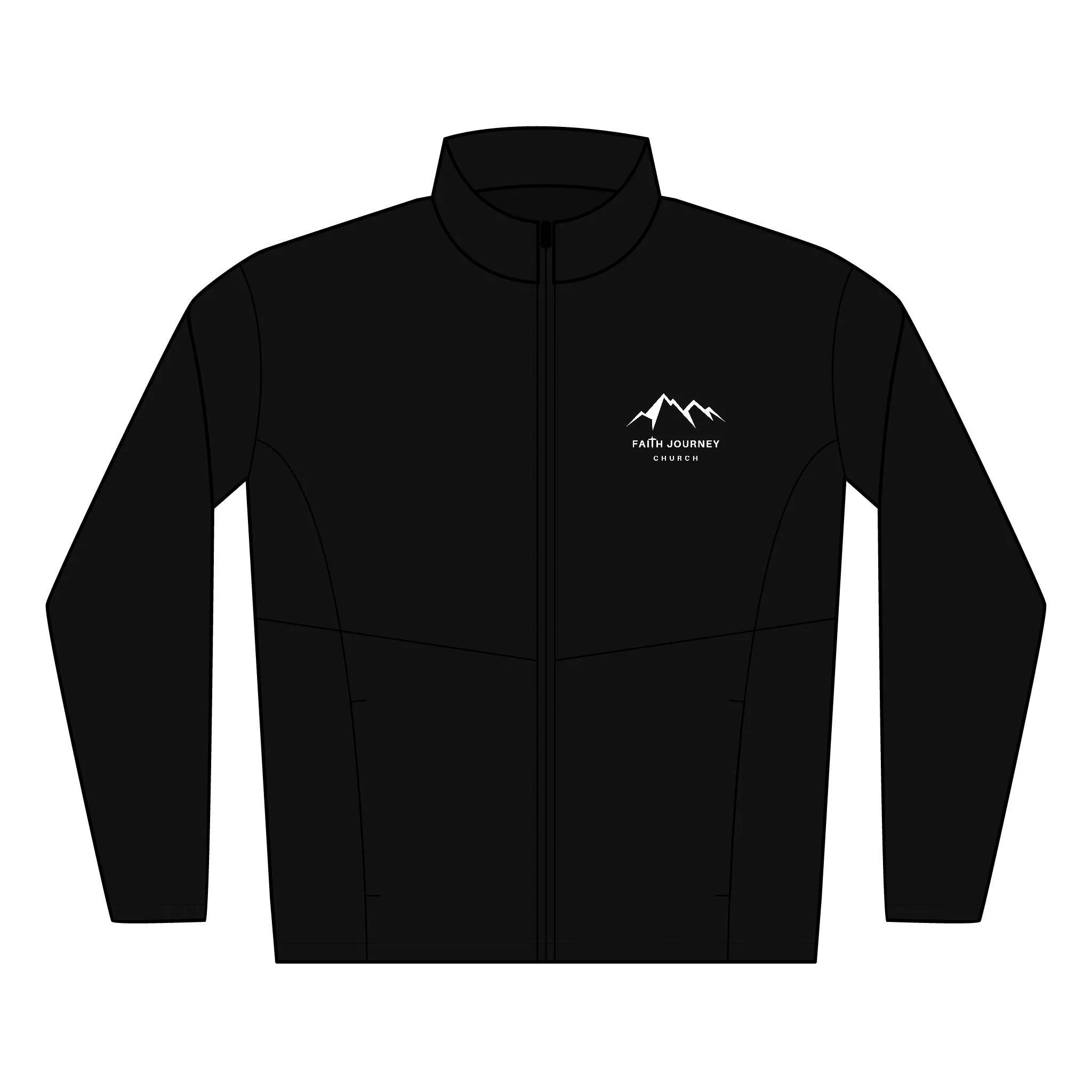 Men's Soft Shell Jacket - Faith Journey Church Embroidered Collection - Image 3