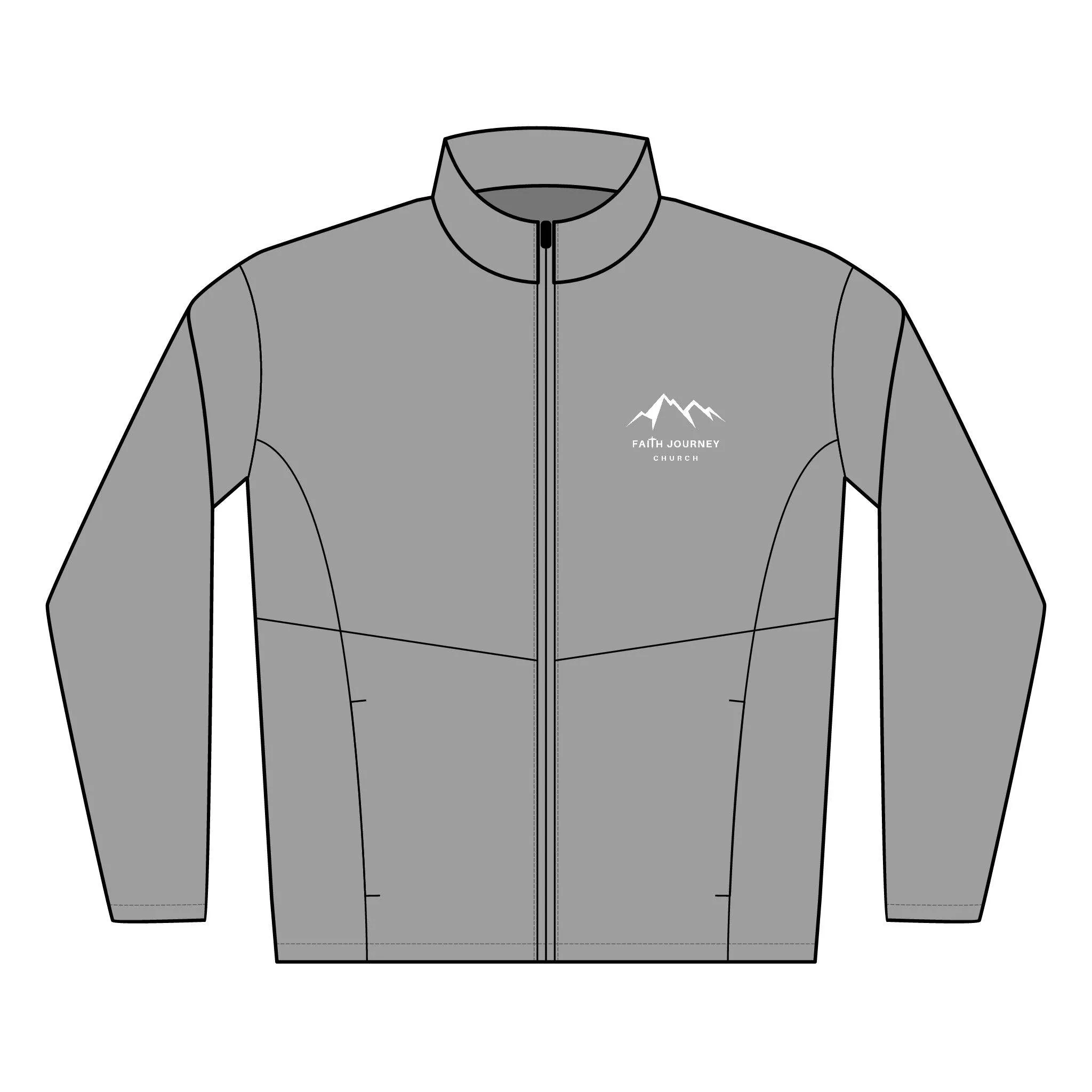 Men's Soft Shell Jacket - Faith Journey Church Embroidered Collection