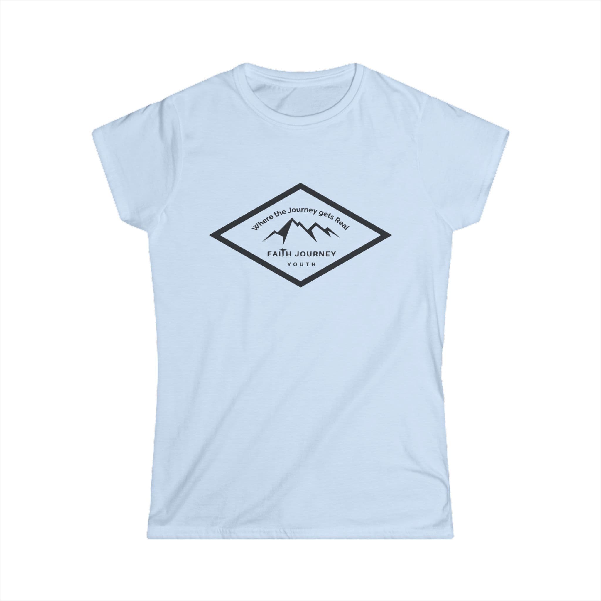 "Faith Journey Youth" Women's Tee, Motivational Shirt, Church Apparel, Faith-Based Clothing - Image 6