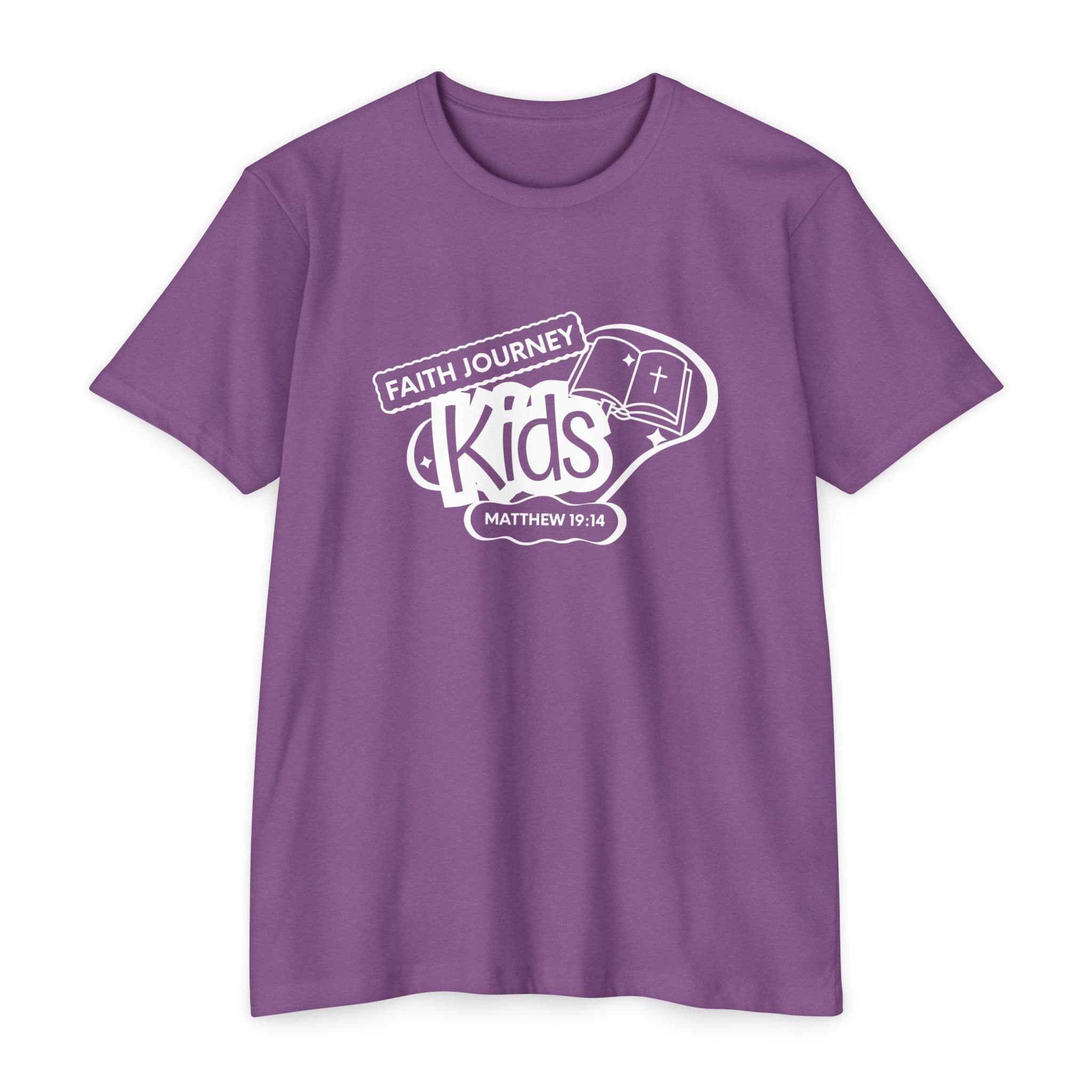 "Faith Journey Kids" Premium T-Shirt, Motivational Tee, Unisex Graphic Shirt, Adventure Shirt 60% Poly - 40% Cotton - Image 11