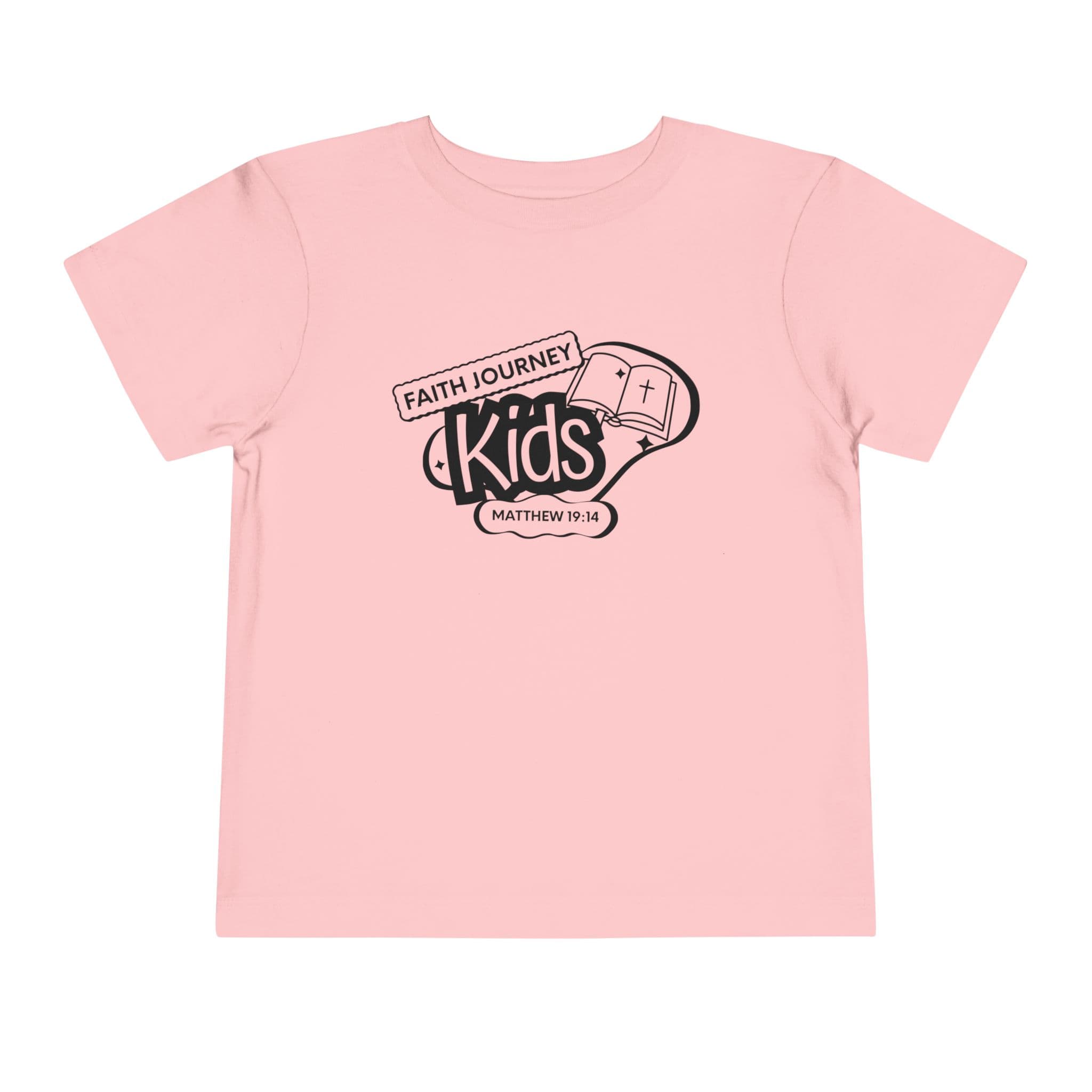 "Faith Journey Kids" Toddler Tee — "Faith Journey Kids" Matthew 19:14 Religious Short Sleeve - Image 25