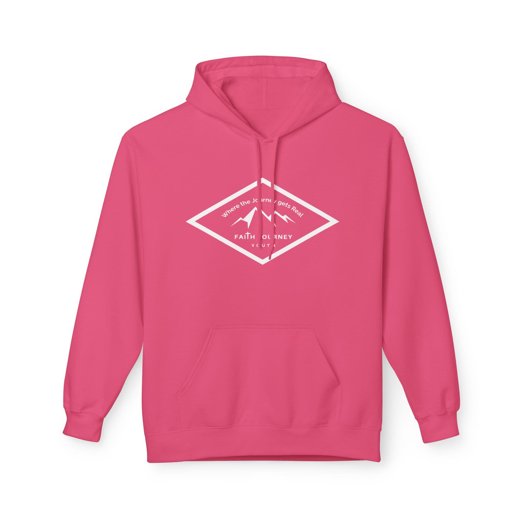 Faith Journey Youth Hoodie | Unisex Fleece Sweatshirt for Church Events, Outdoor Adventures, Cozy Gifts - Image 11
