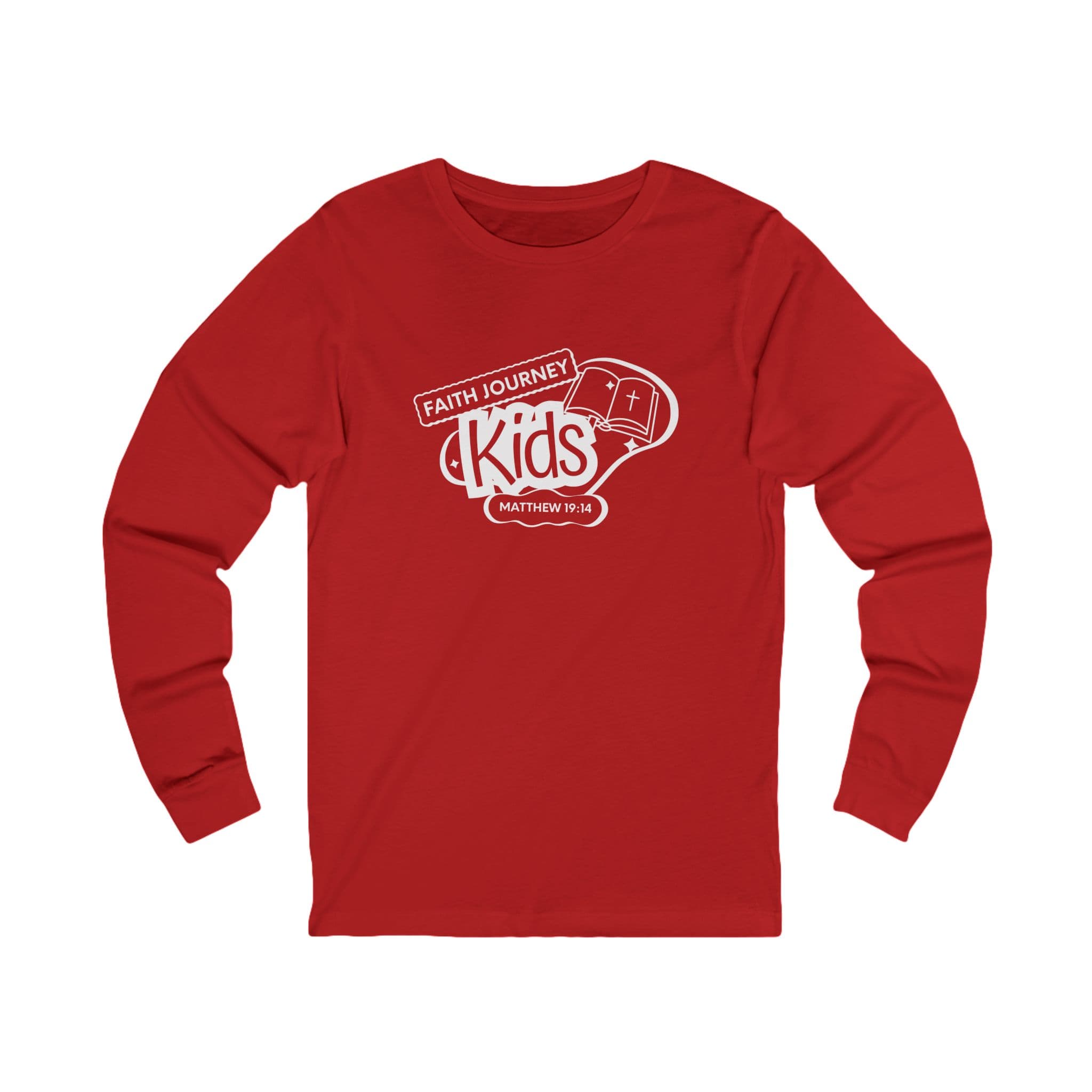 Long Sleeve Tee with Faith Journey Kids Logo - Unisex - Image 7