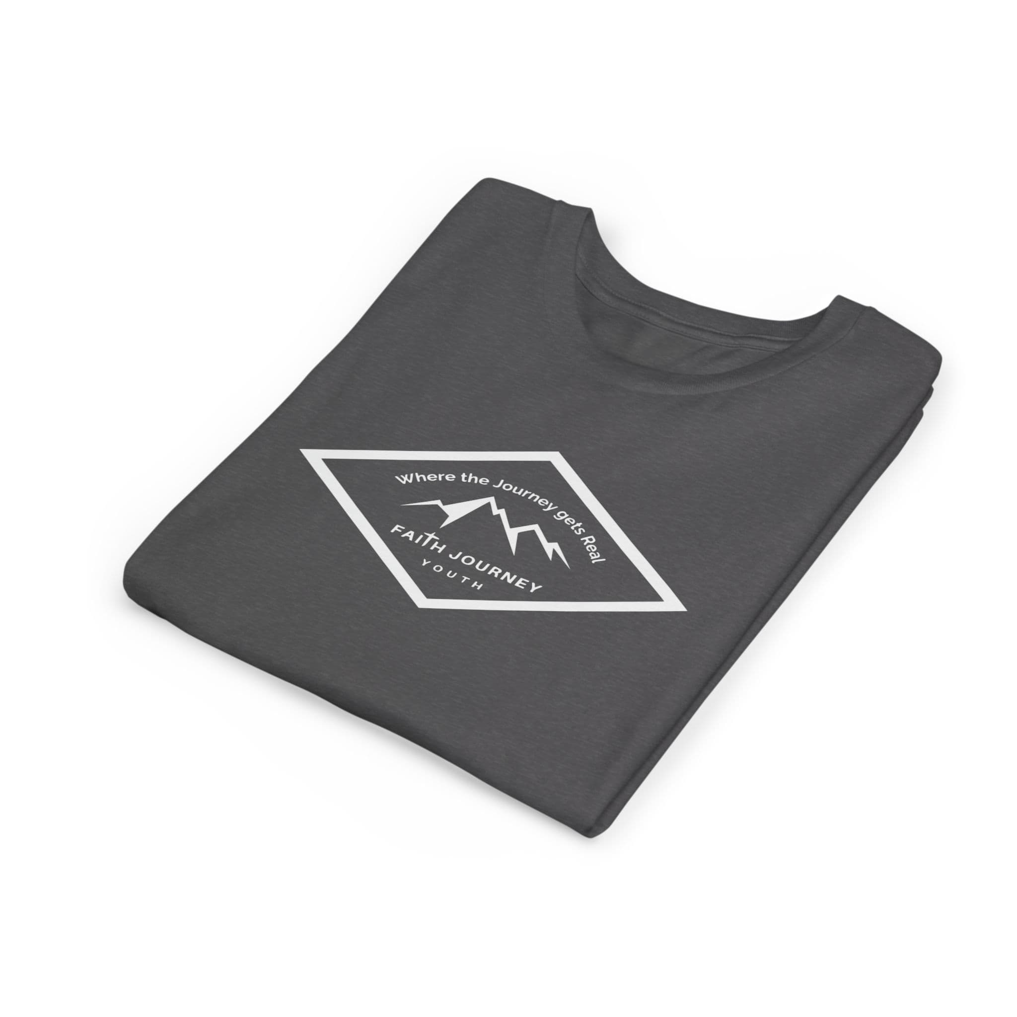 "Faith Journey Youth" Kids Size Short Sleeve Tee - Motivational Shirt for Kids, Great for Church Events, Inspirational Gift, Casual Wear, Outdoor [...] - Image 32