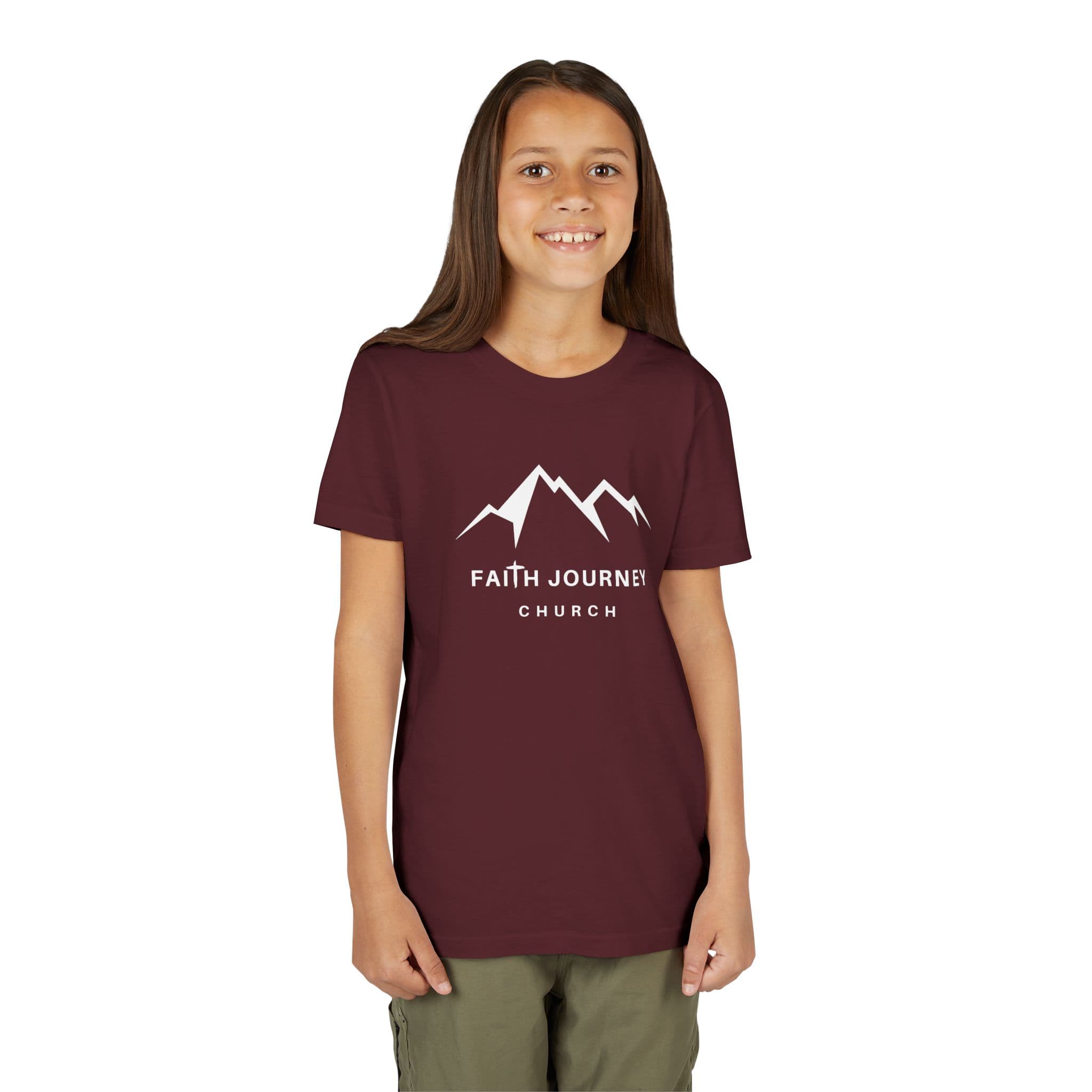 Faith Journey Kids Short Sleeve Tee - Motivational Shirt for Kids, Great for Church Events, Inspirational Gift, Casual Wear, Outdoor [...] - Image 34