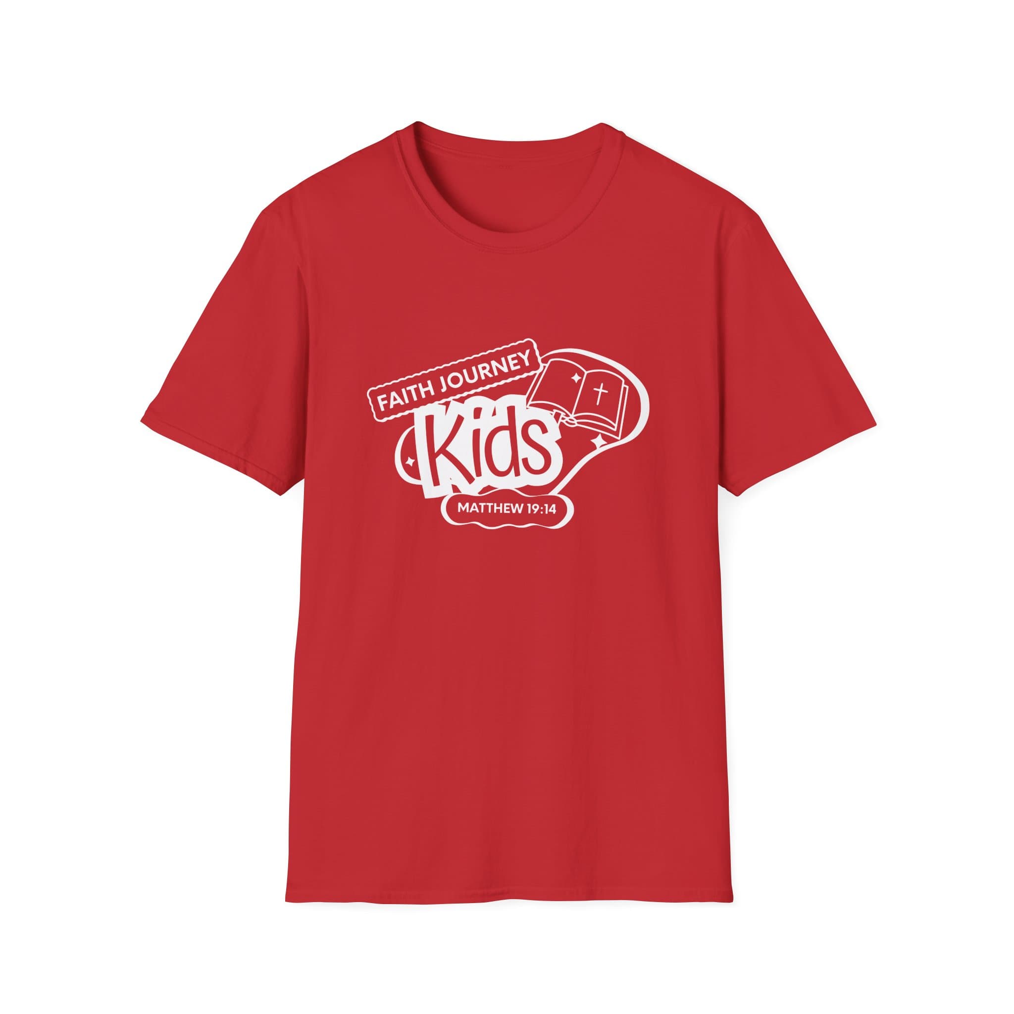 "Faith Journey Kids" - Unisex T-Shirt - Perfect for Church Events, Gifts, Casual Wear - Image 12