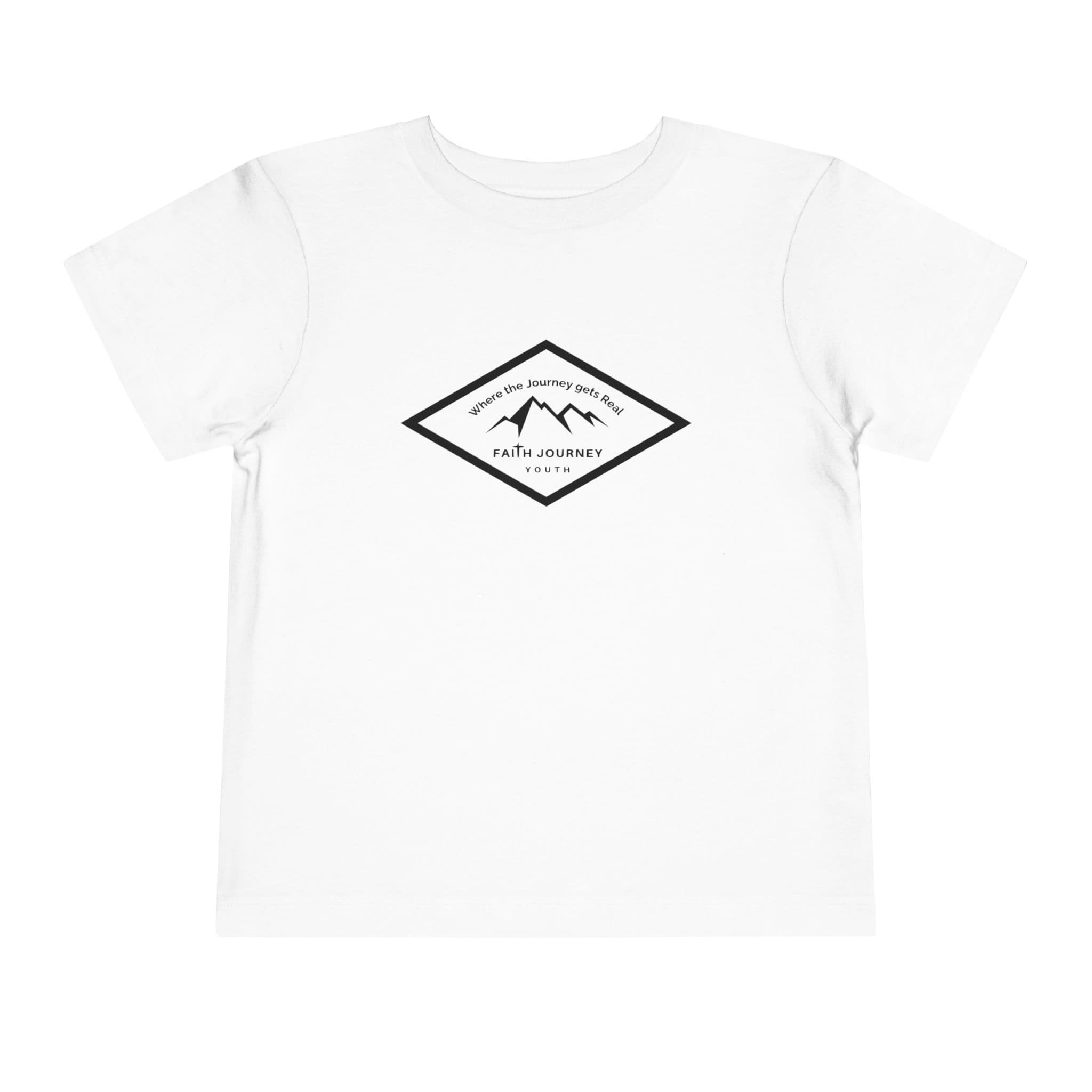 "Faith Journey Youth" Toddler Tee, Kids Church Shirt, Religious Outfit, Adventure T-Shirt, Faith-Based Gift Idea