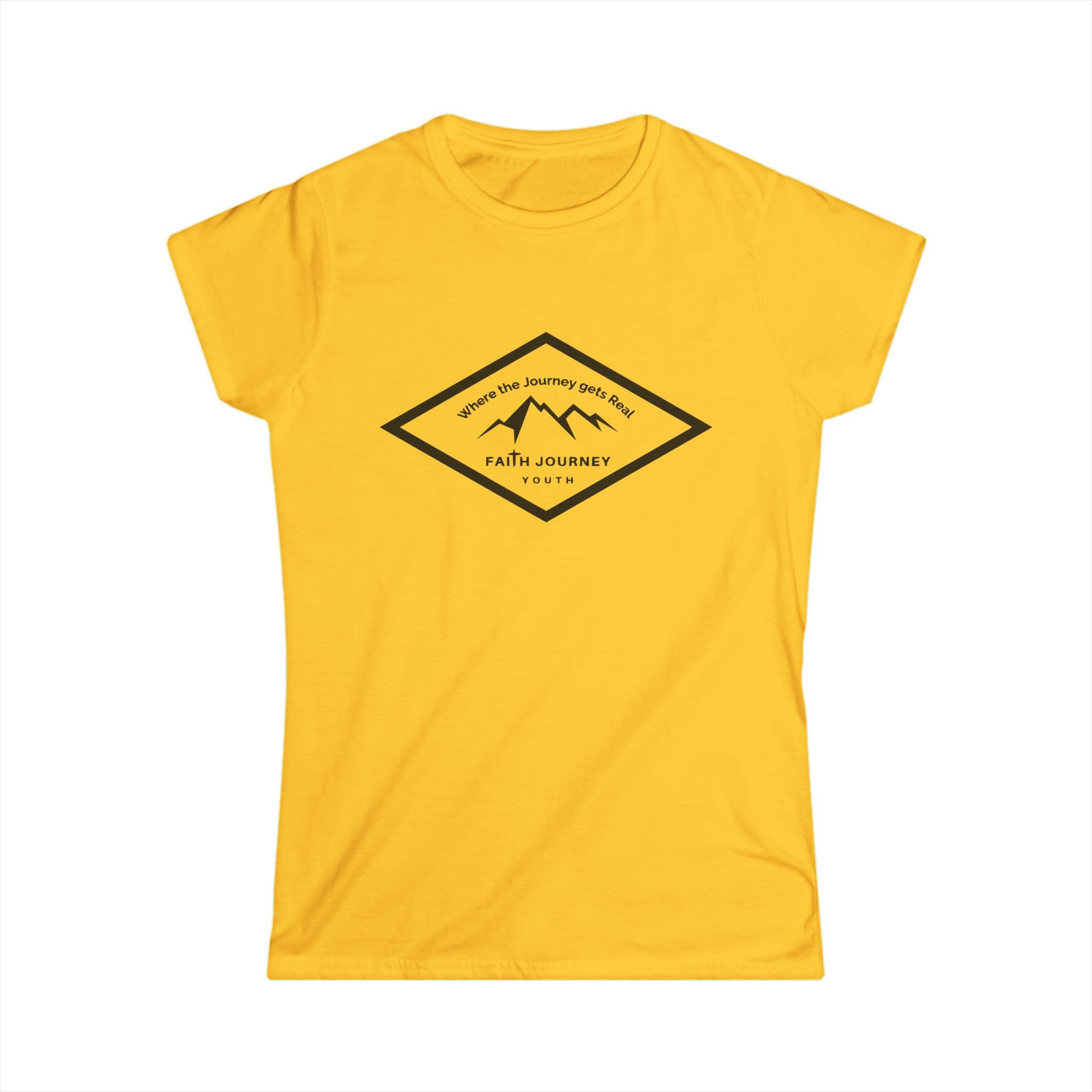 "Faith Journey Youth" Women's Tee, Motivational Shirt, Church Apparel, Faith-Based Clothing - Image 3