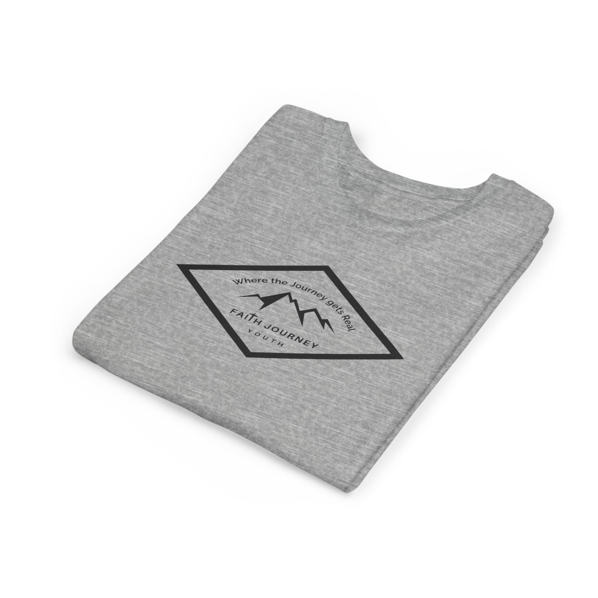 "Faith Journey Youth" Kids Size Short Sleeve Tee - Motivational Shirt for Kids, Great for Church Events, Inspirational Gift, Casual Wear, Outdoor [...] - Image 14