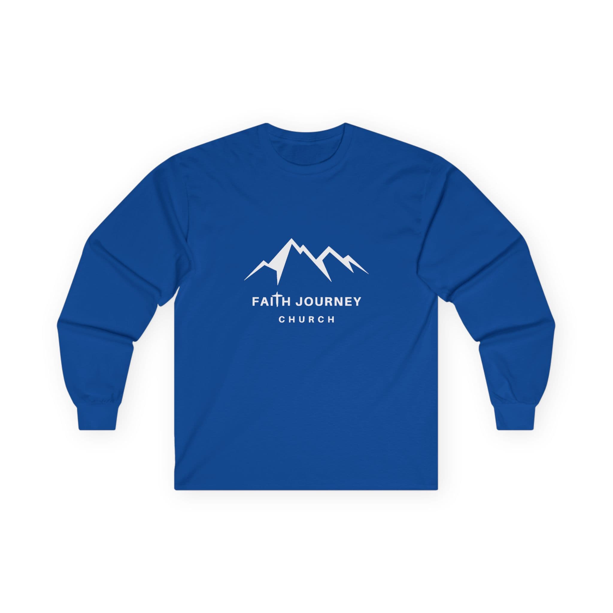 Faith Journey Church Long Sleeve Tee, Inspirational Apparel, Church Event Wear, Casual Faith Clothing - Image 8