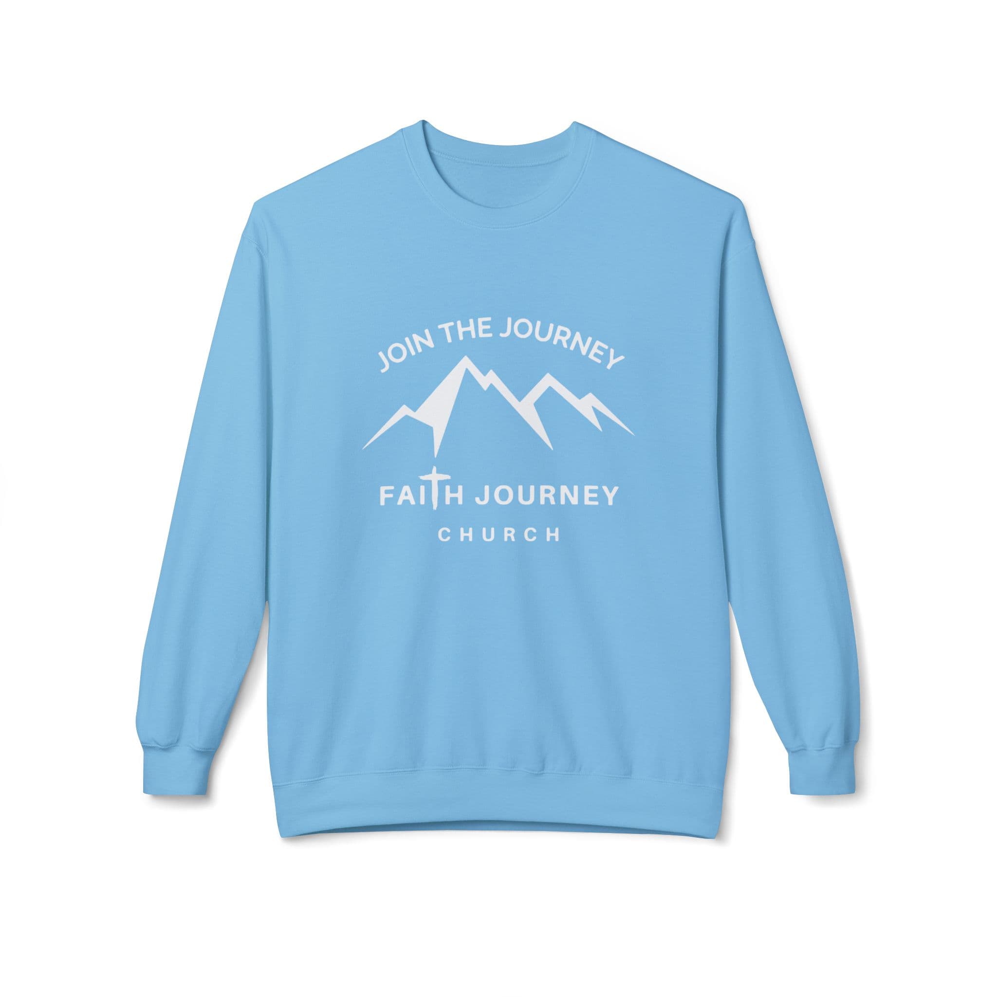 Faith Journey Church "Join the Journey" - Fleece Crewneck Sweatshirt | Unisex, Cozy Layer, Church Apparel - Image 6