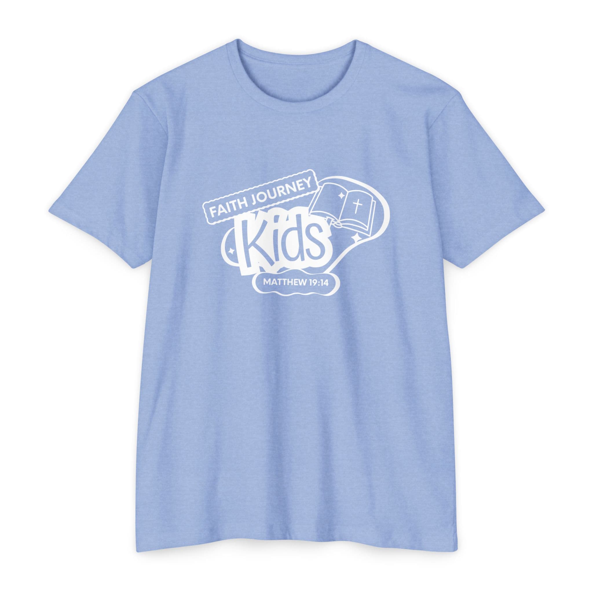 "Faith Journey Kids" Premium T-Shirt, Motivational Tee, Unisex Graphic Shirt, Adventure Shirt 60% Poly - 40% Cotton - Image 7