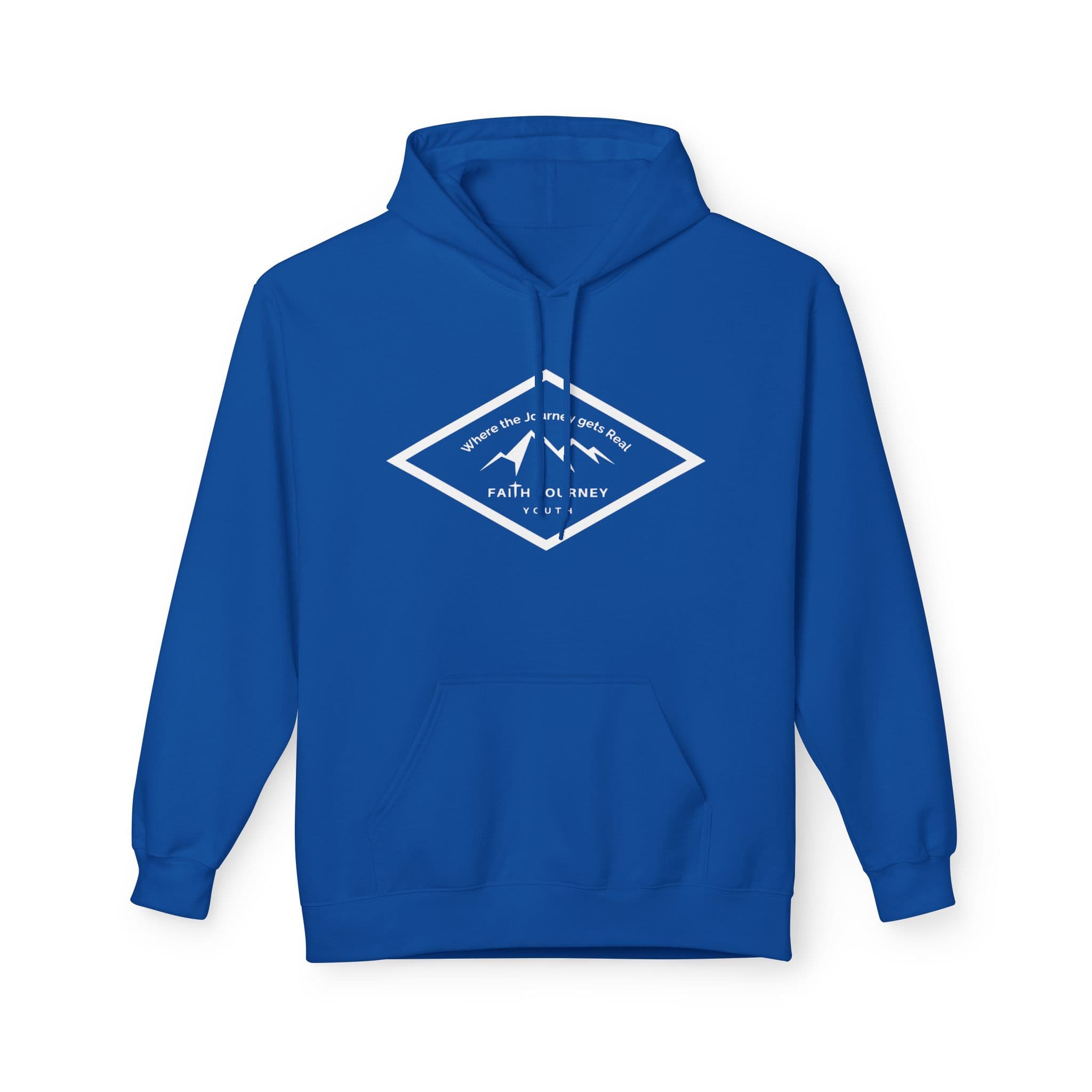 Faith Journey Youth Hoodie | Unisex Fleece Sweatshirt for Church Events, Outdoor Adventures, Cozy Gifts - Image 9