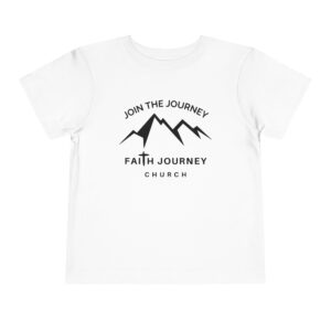 Faith Journey – Join the Journey Toddler Tee, Kids Church Shirt, Religious Outfit, Adventure T-Shirt, Faith-Based Gift Idea
