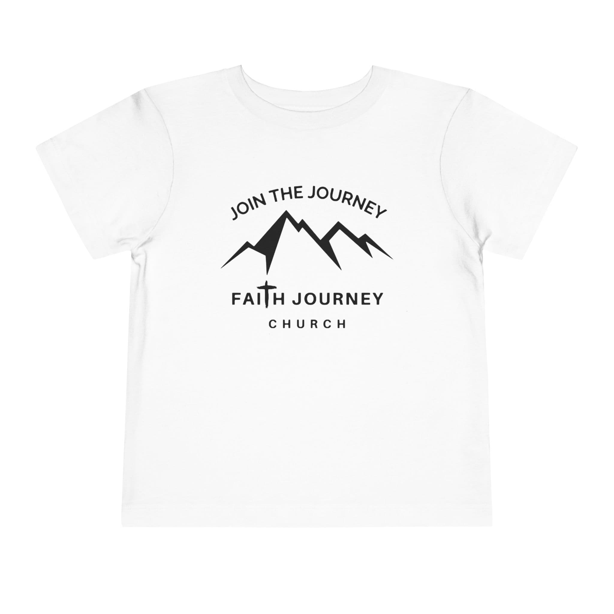 Faith Journey - Join the Journey Toddler Tee, Kids Church Shirt, Religious Outfit, Adventure T-Shirt, Faith-Based Gift Idea