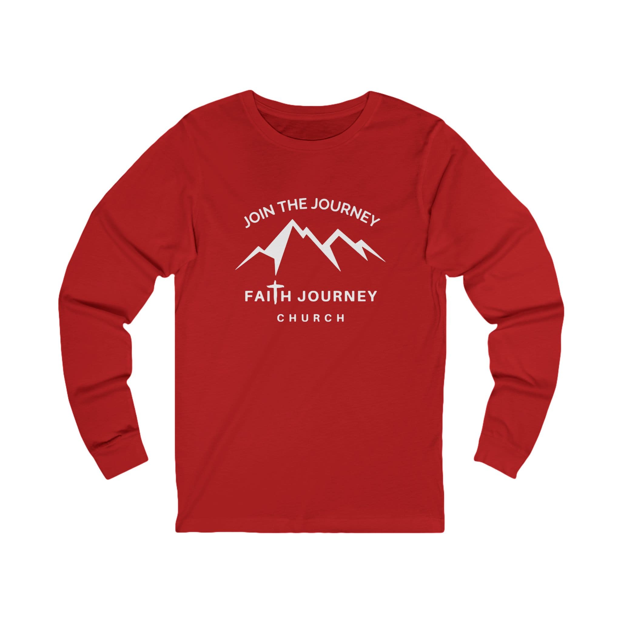Faith Journey Church "Join the Journey" - Premium Long Sleeve Tee | Unisex Shirt for Church Events, Casual Wear, Faith-Based Gifts, Outdoor Adventures, Comfortable Attire - Image 7