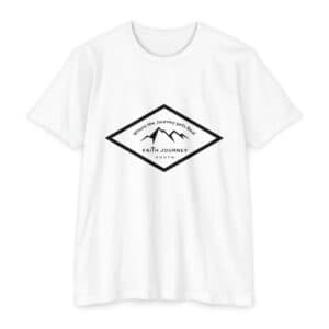 Faith Journey Youth – Premium T-Shirt, Motivational Tee, Unisex Graphic Shirt, Adventure Shirt 60% Poly – 40% Cotton