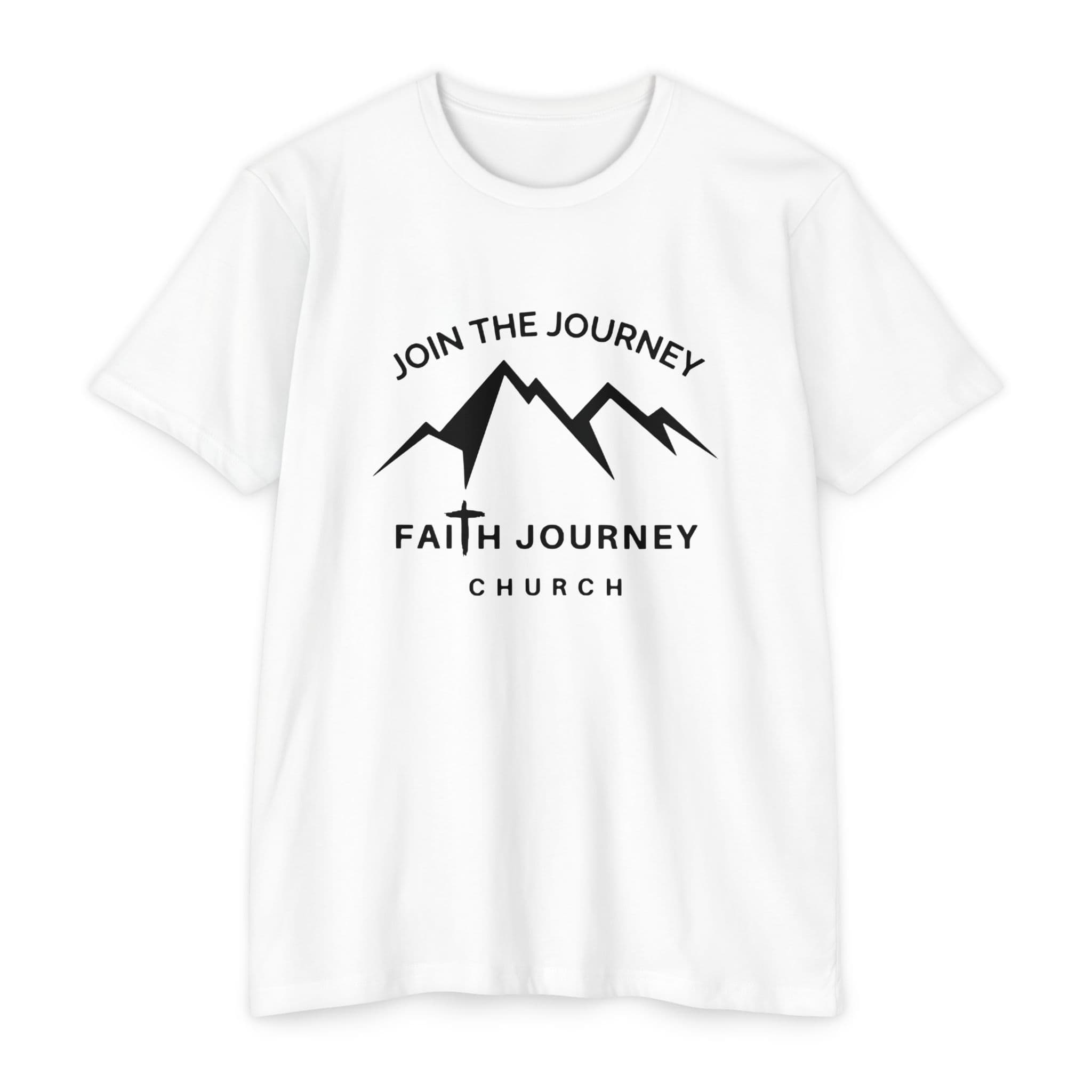 Faith Journey Church "Join the Journey" - Premium T-Shirt, Motivational Tee, Unisex Graphic Shirt, Adventure Shirt 60% Poly - 40% Cotton - Image 6