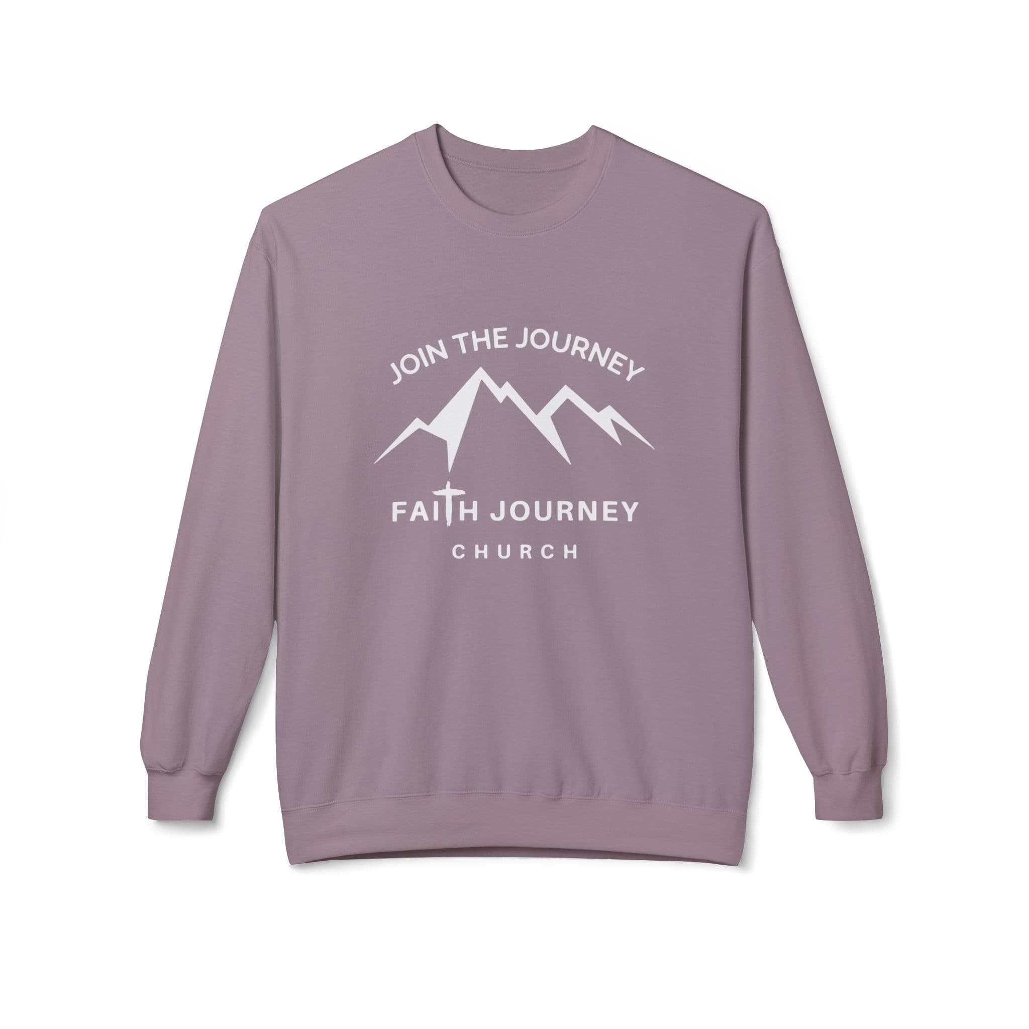 Faith Journey Church "Join the Journey" - Fleece Crewneck Sweatshirt | Unisex, Cozy Layer, Church Apparel - Image 10