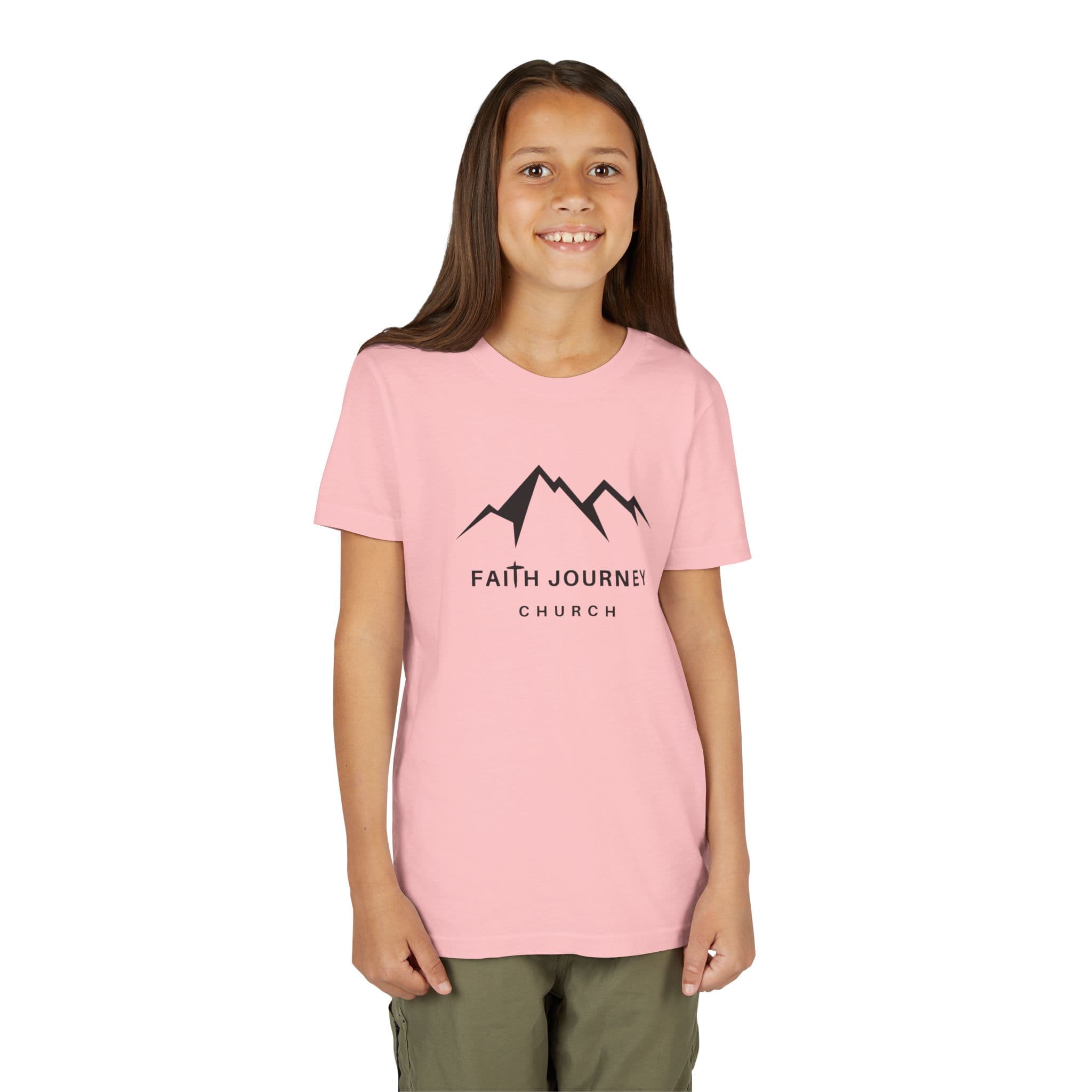 Faith Journey Kids Short Sleeve Tee - Motivational Shirt for Kids, Great for Church Events, Inspirational Gift, Casual Wear, Outdoor [...] - Image 37