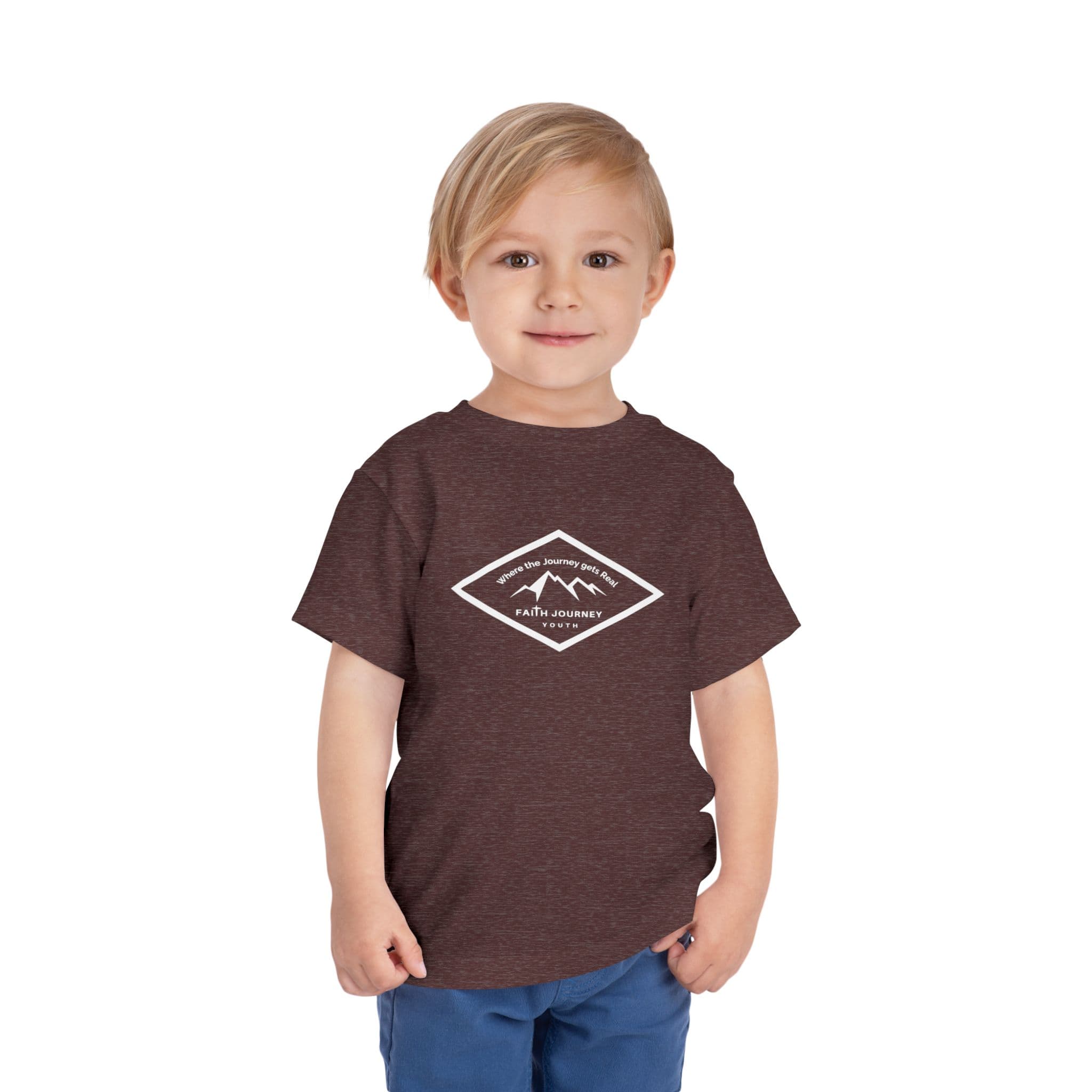 "Faith Journey Youth" Toddler Tee, Kids Church Shirt, Religious Outfit, Adventure T-Shirt, Faith-Based Gift Idea - Image 22