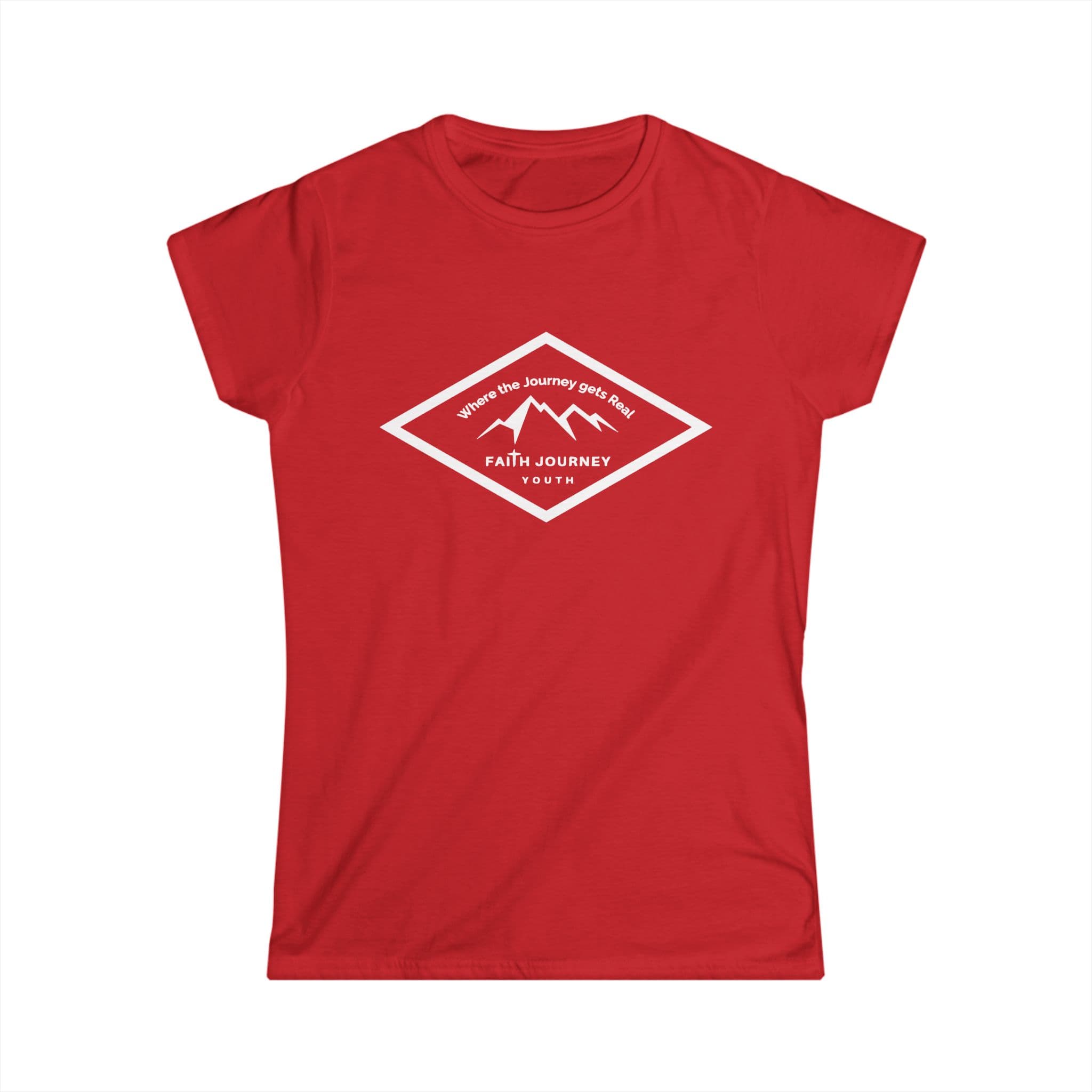 "Faith Journey Youth" Women's Tee, Motivational Shirt, Church Apparel, Faith-Based Clothing - Image 10