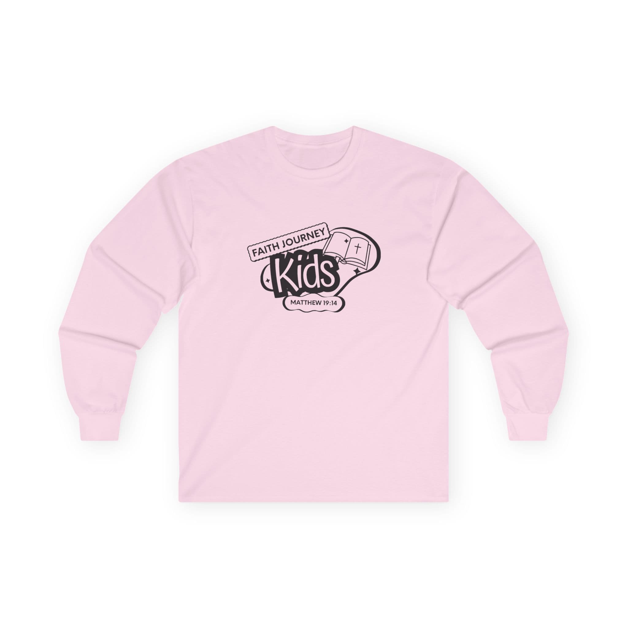 Faith Journey Kids Long Sleeve Tee, Inspirational Apparel, Church Event Wear, Casual Faith Clothing - Image 10