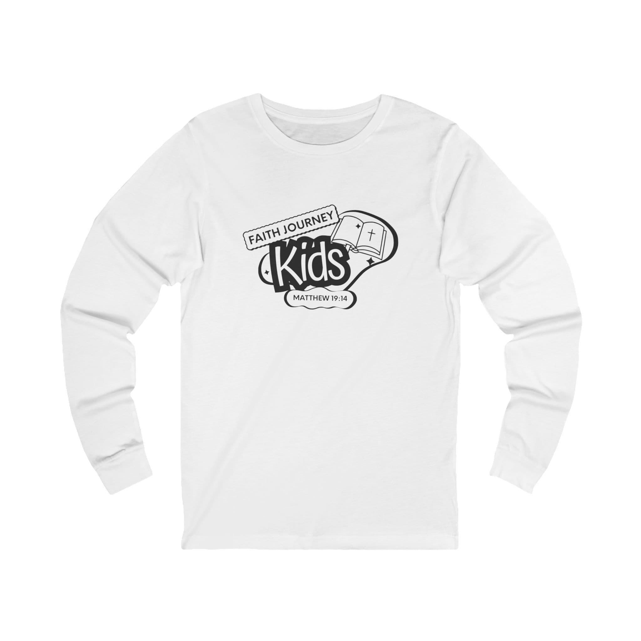 Long Sleeve Tee with Faith Journey Kids Logo - Unisex
