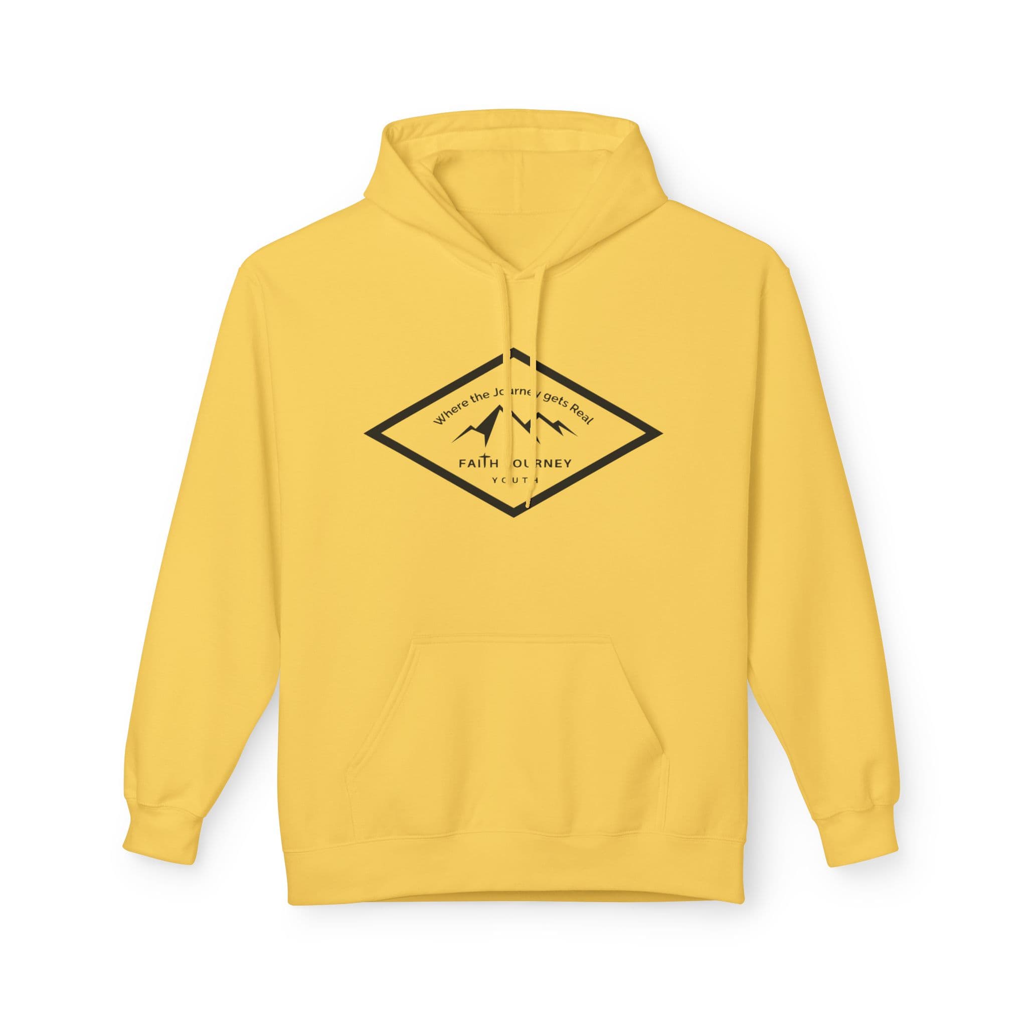 Faith Journey Youth Hoodie | Unisex Fleece Sweatshirt for Church Events, Outdoor Adventures, Cozy Gifts - Image 6