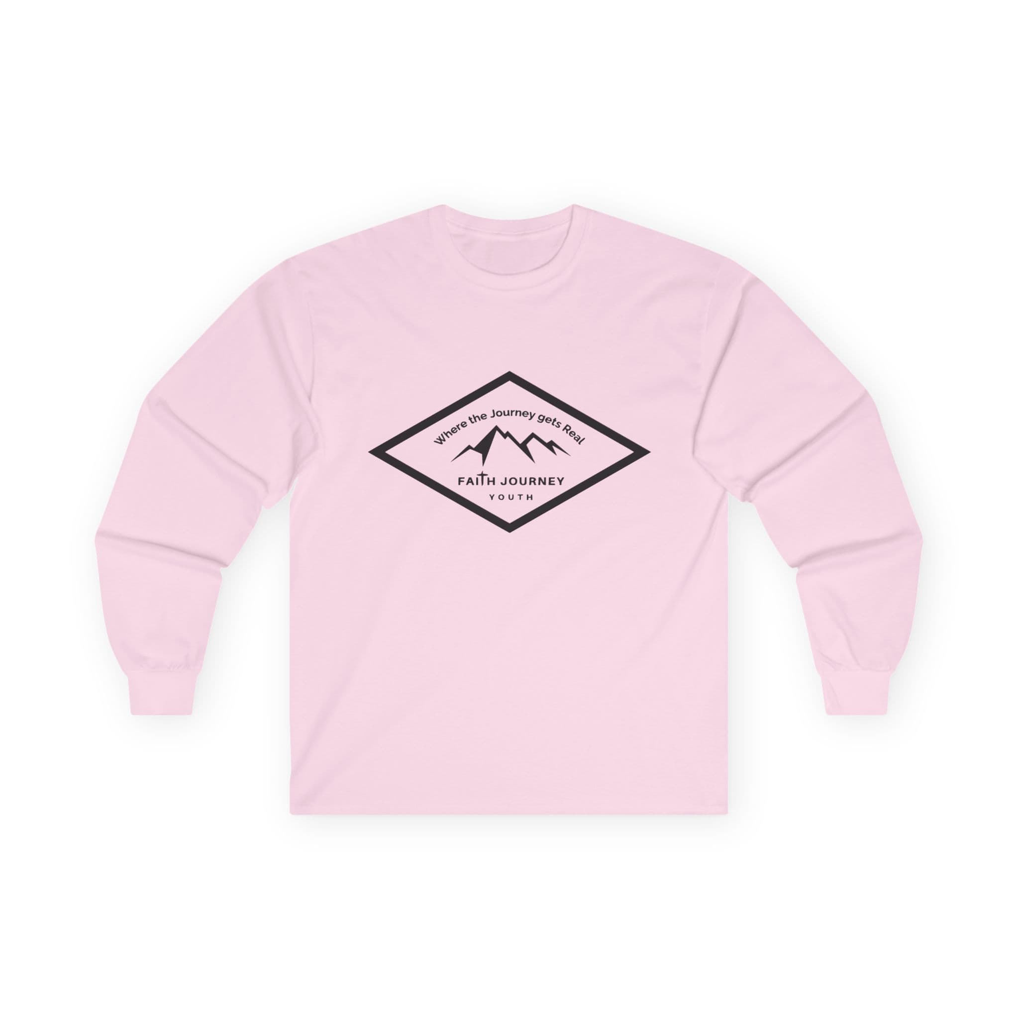 Faith Journey Youth Long Sleeve Tee, Inspirational Apparel, Church Event Wear, Casual Faith Clothing - Image 10