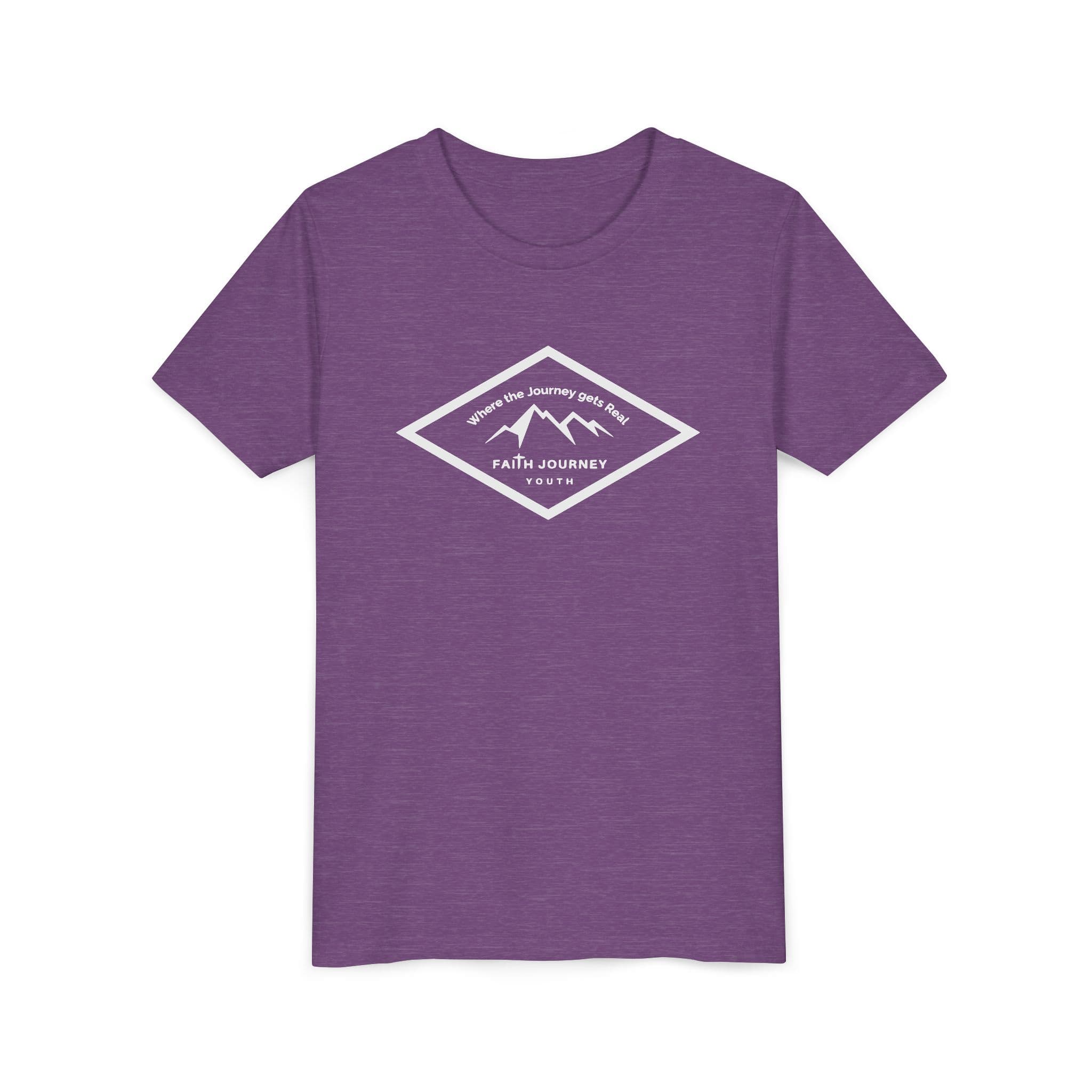 "Faith Journey Youth" Kids Size Short Sleeve Tee - Motivational Shirt for Kids, Great for Church Events, Inspirational Gift, Casual Wear, Outdoor [...] - Image 28