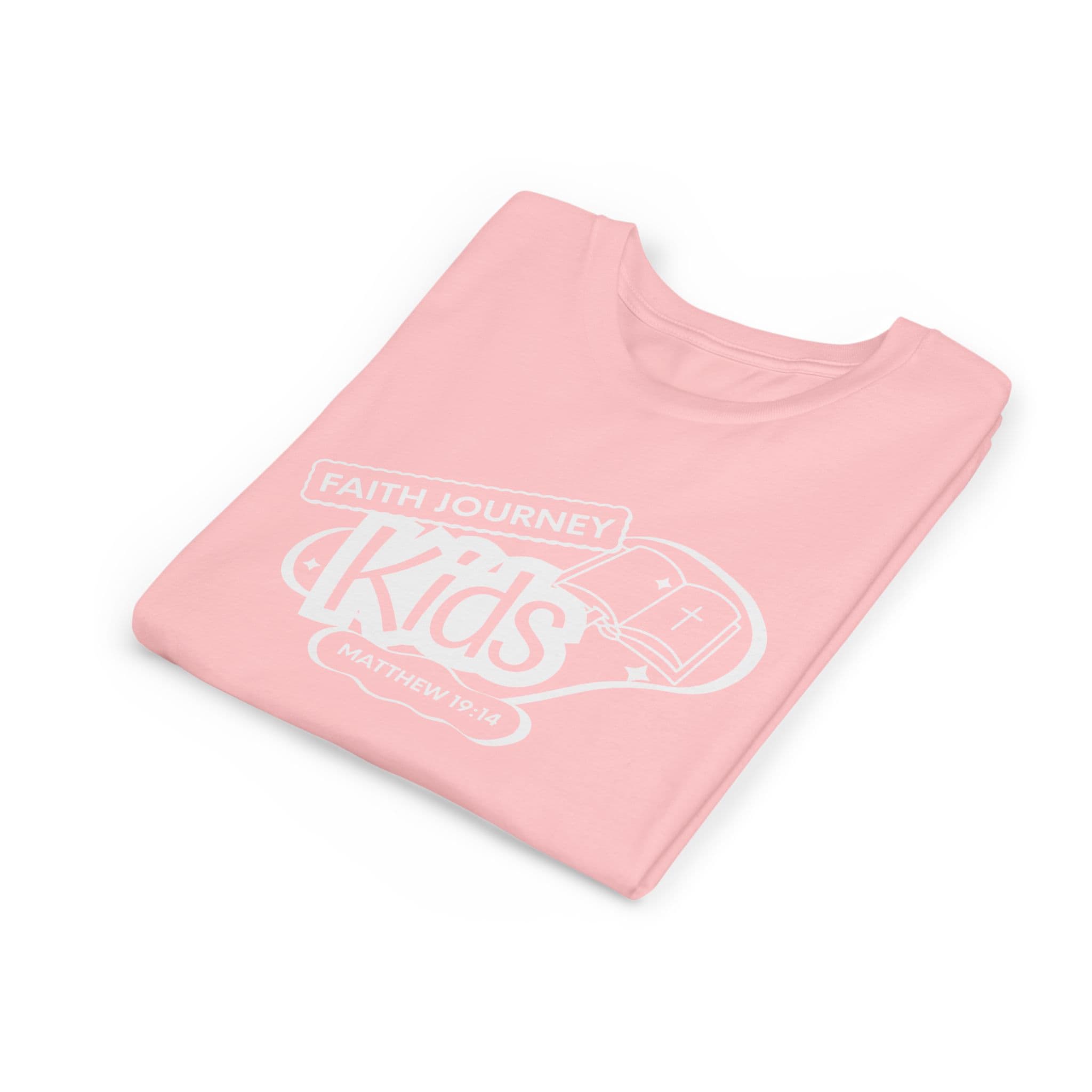 Faith Journey Kids Youth T‑Shirt – Matthew 19:14 Church Kids Tee - Image 38