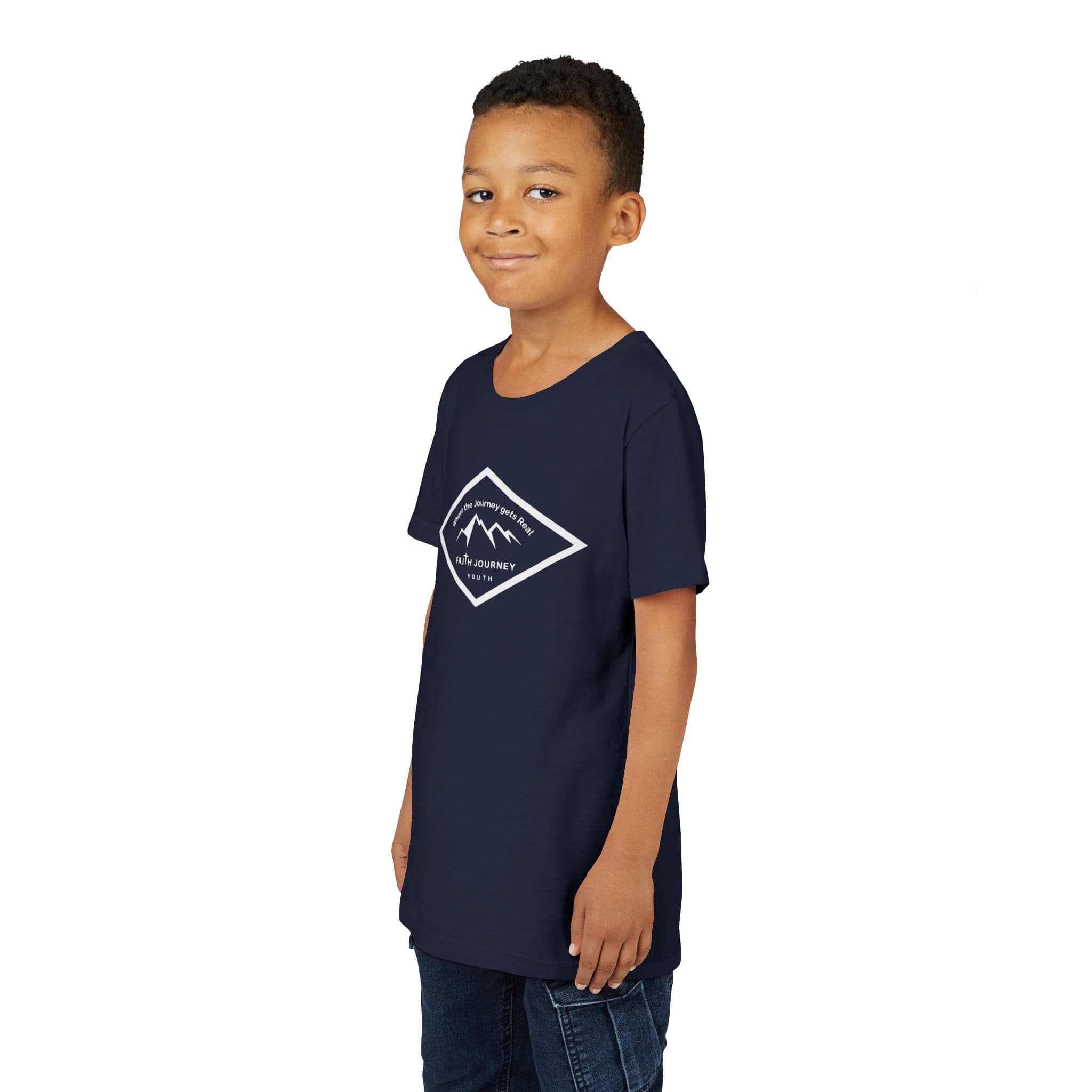 "Faith Journey Youth" Kids Size Short Sleeve Tee - Motivational Shirt for Kids, Great for Church Events, Inspirational Gift, Casual Wear, Outdoor [...] - Image 27