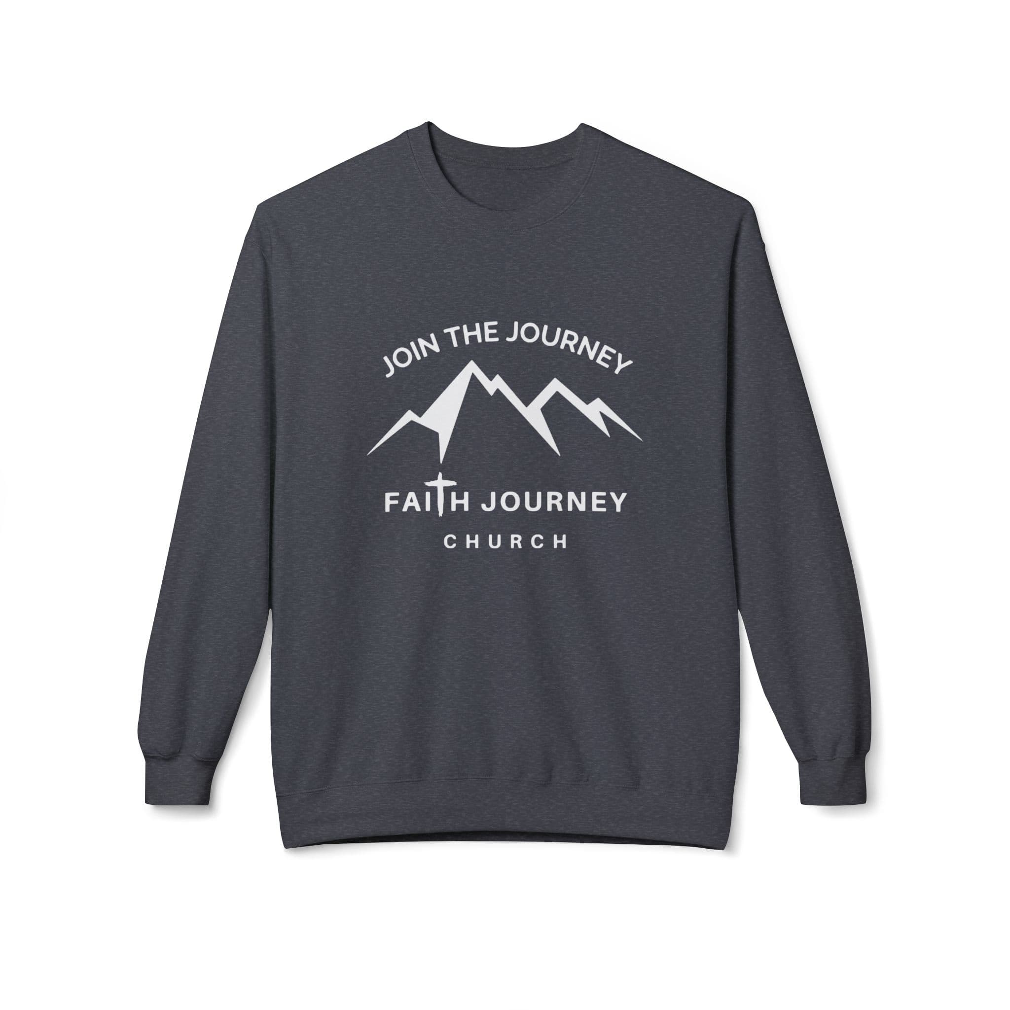 Faith Journey Church "Join the Journey" - Fleece Crewneck Sweatshirt | Unisex, Cozy Layer, Church Apparel - Image 5