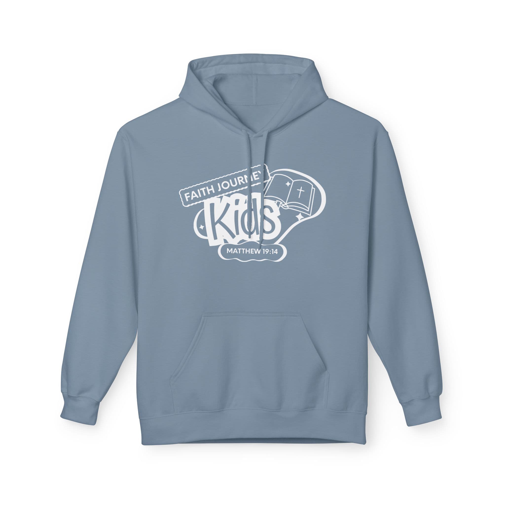 "Faith Journey Kids" Hoodie | Unisex Fleece Sweatshirt for Church Events, Outdoor Adventures, Cozy Gifts - Image 8