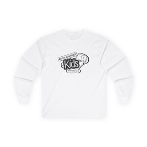 Faith Journey Kids Long Sleeve Tee, Inspirational Apparel, Church Event Wear, Casual Faith Clothing