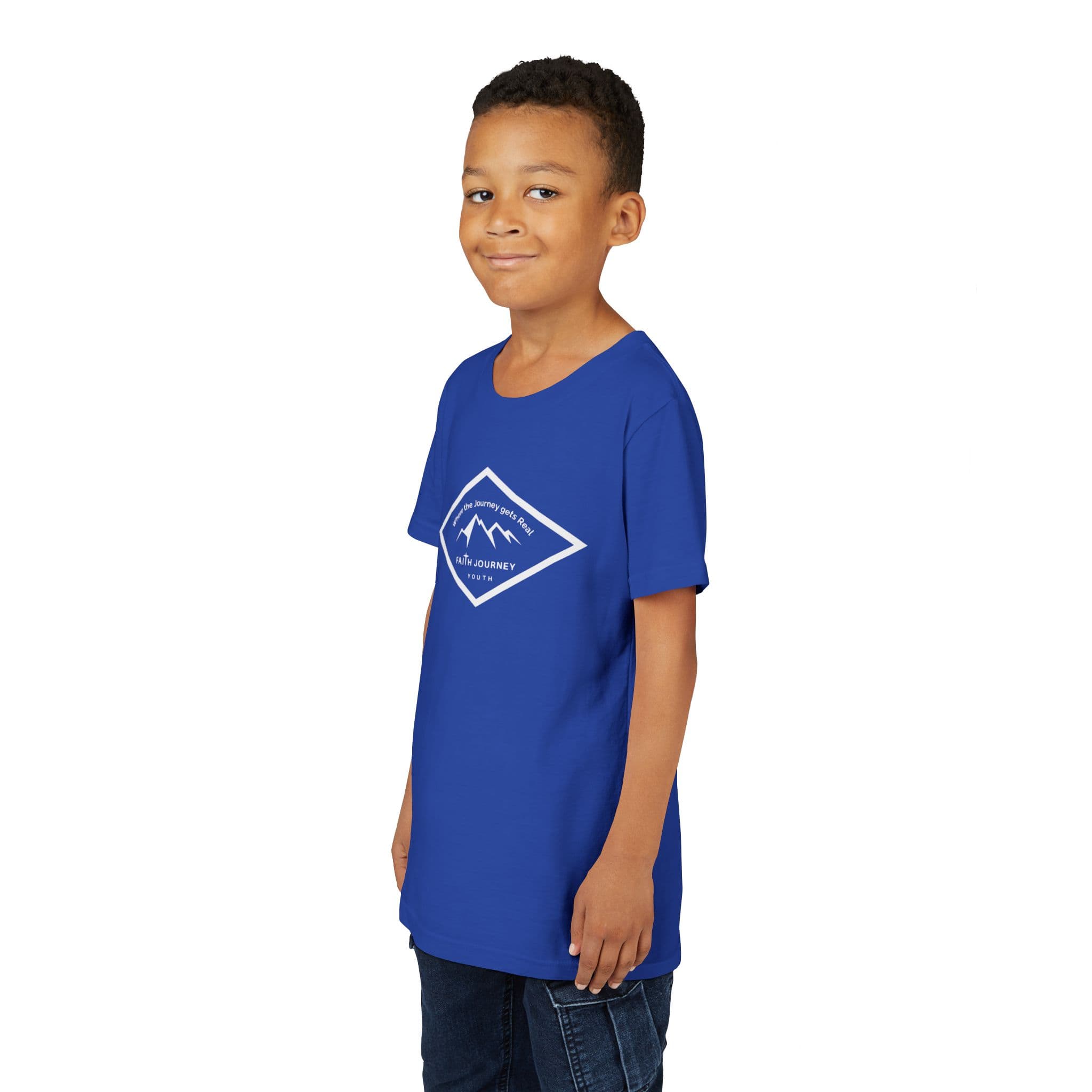 "Faith Journey Youth" Kids Size Short Sleeve Tee - Motivational Shirt for Kids, Great for Church Events, Inspirational Gift, Casual Wear, Outdoor [...] - Image 21