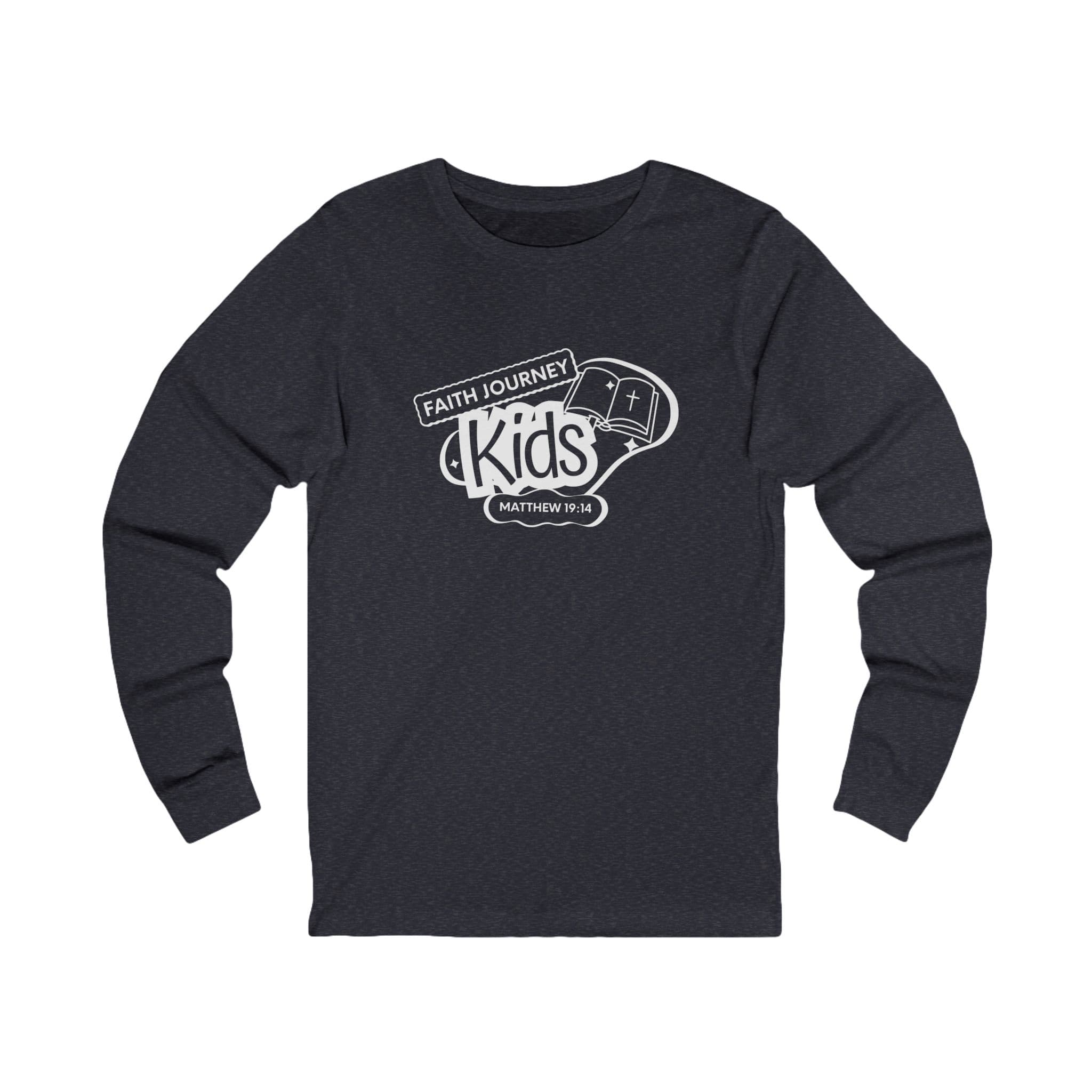 Long Sleeve Tee with Faith Journey Kids Logo - Unisex - Image 6