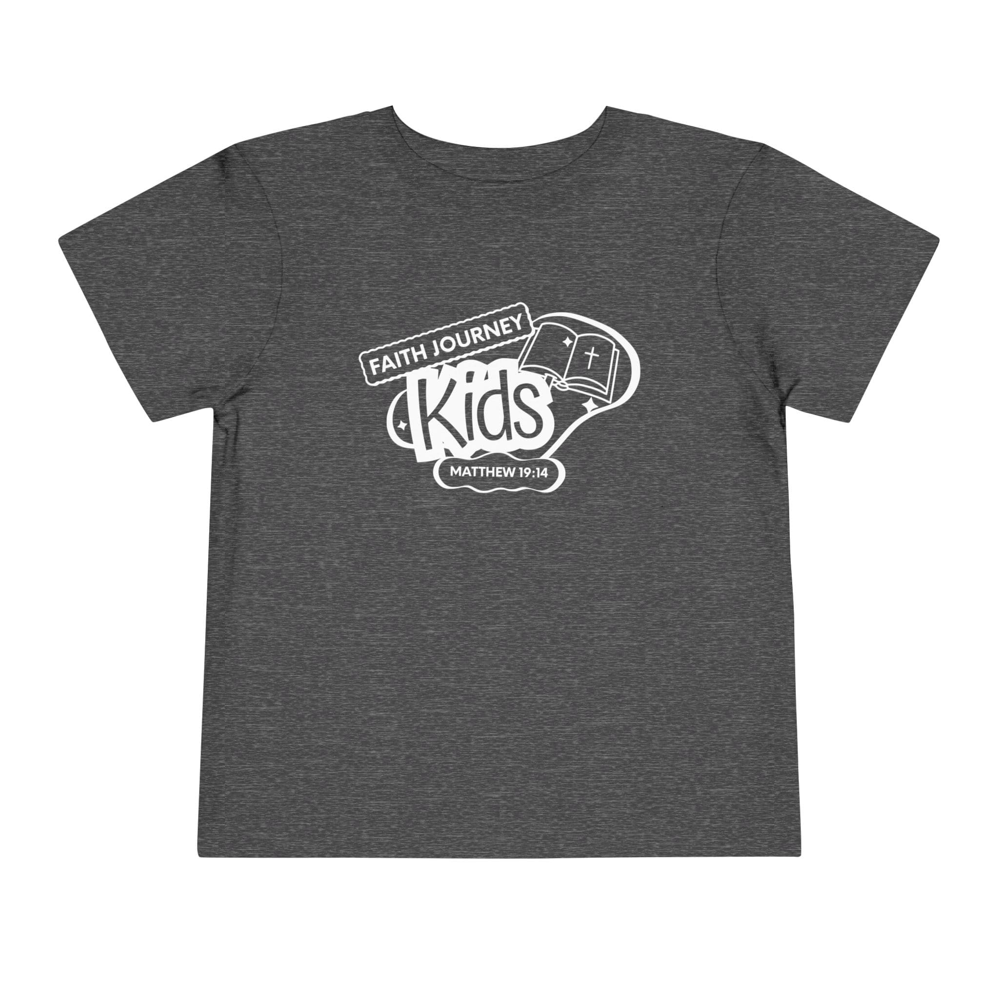 "Faith Journey Kids" Toddler Tee — "Faith Journey Kids" Matthew 19:14 Religious Short Sleeve - Image 22