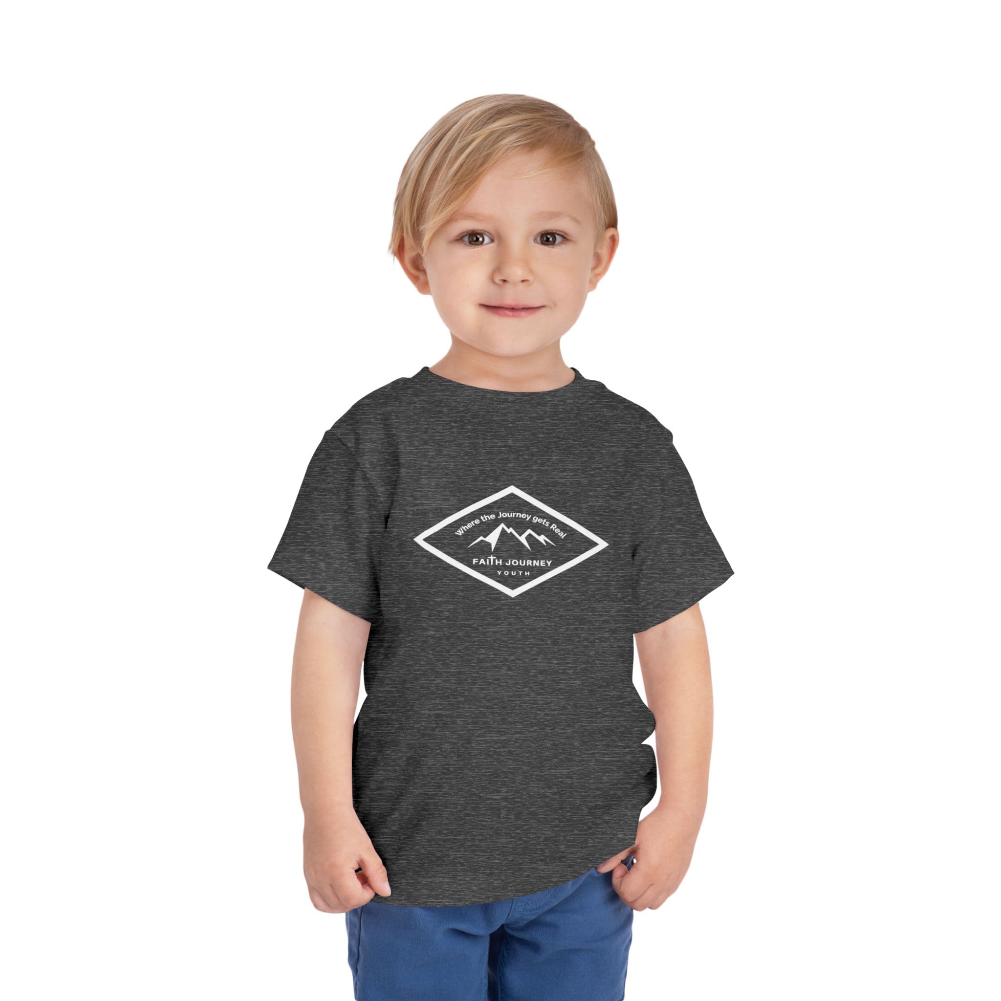 "Faith Journey Youth" Toddler Tee, Kids Church Shirt, Religious Outfit, Adventure T-Shirt, Faith-Based Gift Idea - Image 16