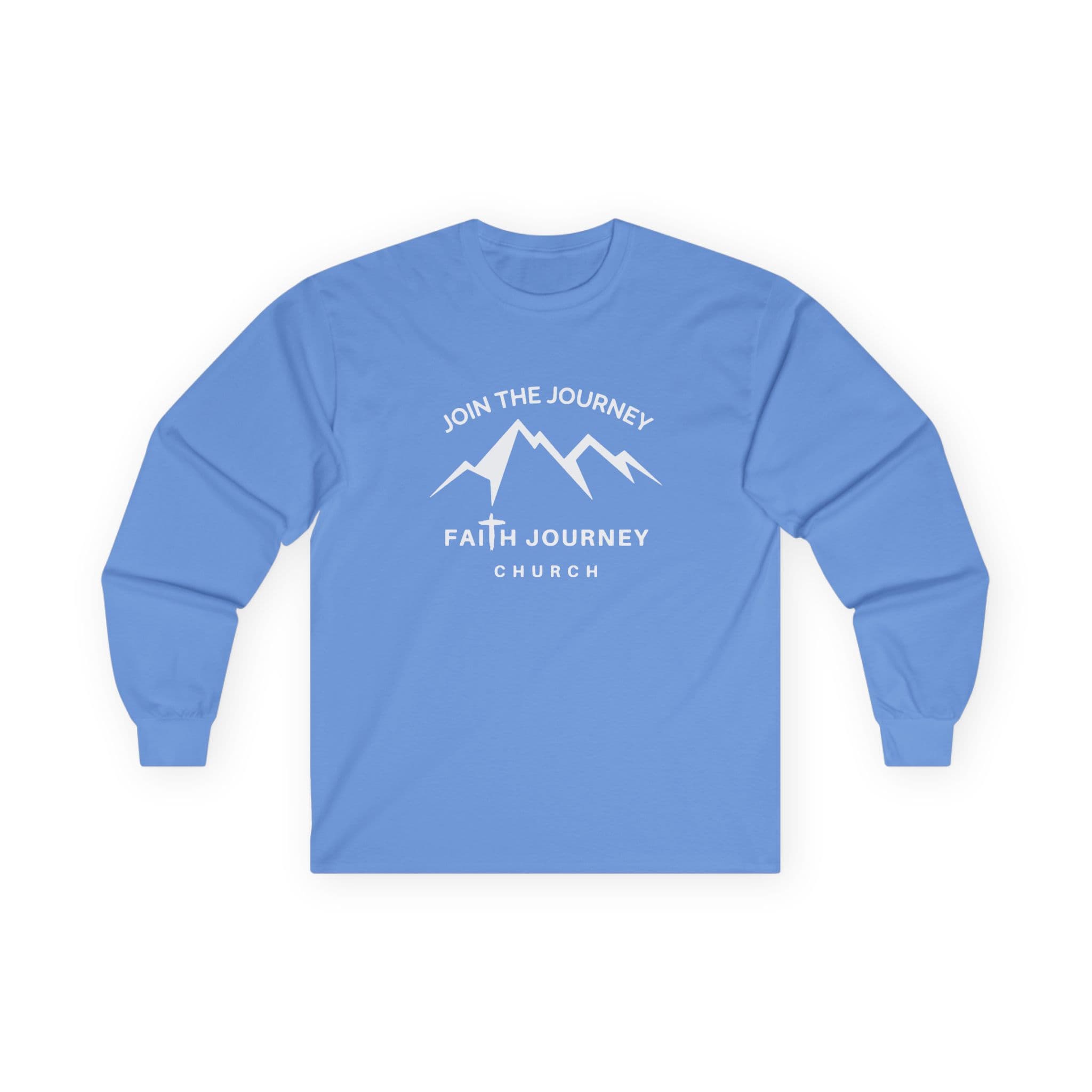 Faith Journey Church "Join the Journey" Long Sleeve Tee, Inspirational Apparel, Church Event Wear, Casual Faith Clothing - Image 7
