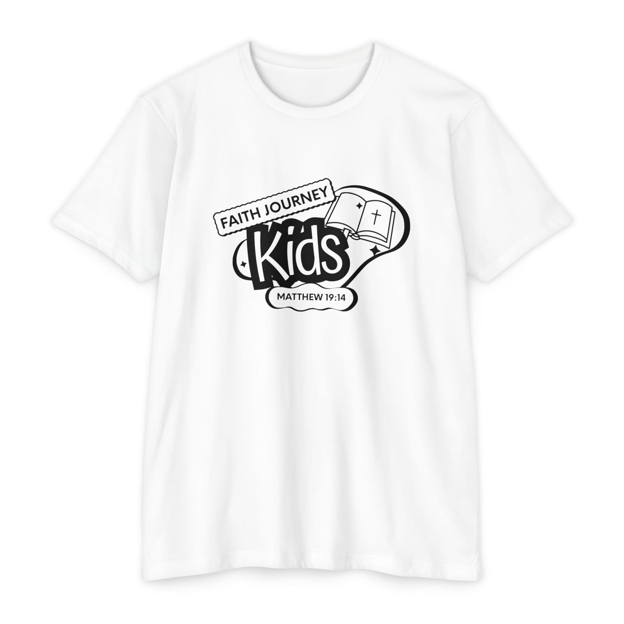 "Faith Journey Kids" Premium T-Shirt, Motivational Tee, Unisex Graphic Shirt, Adventure Shirt 60% Poly - 40% Cotton - Image 6