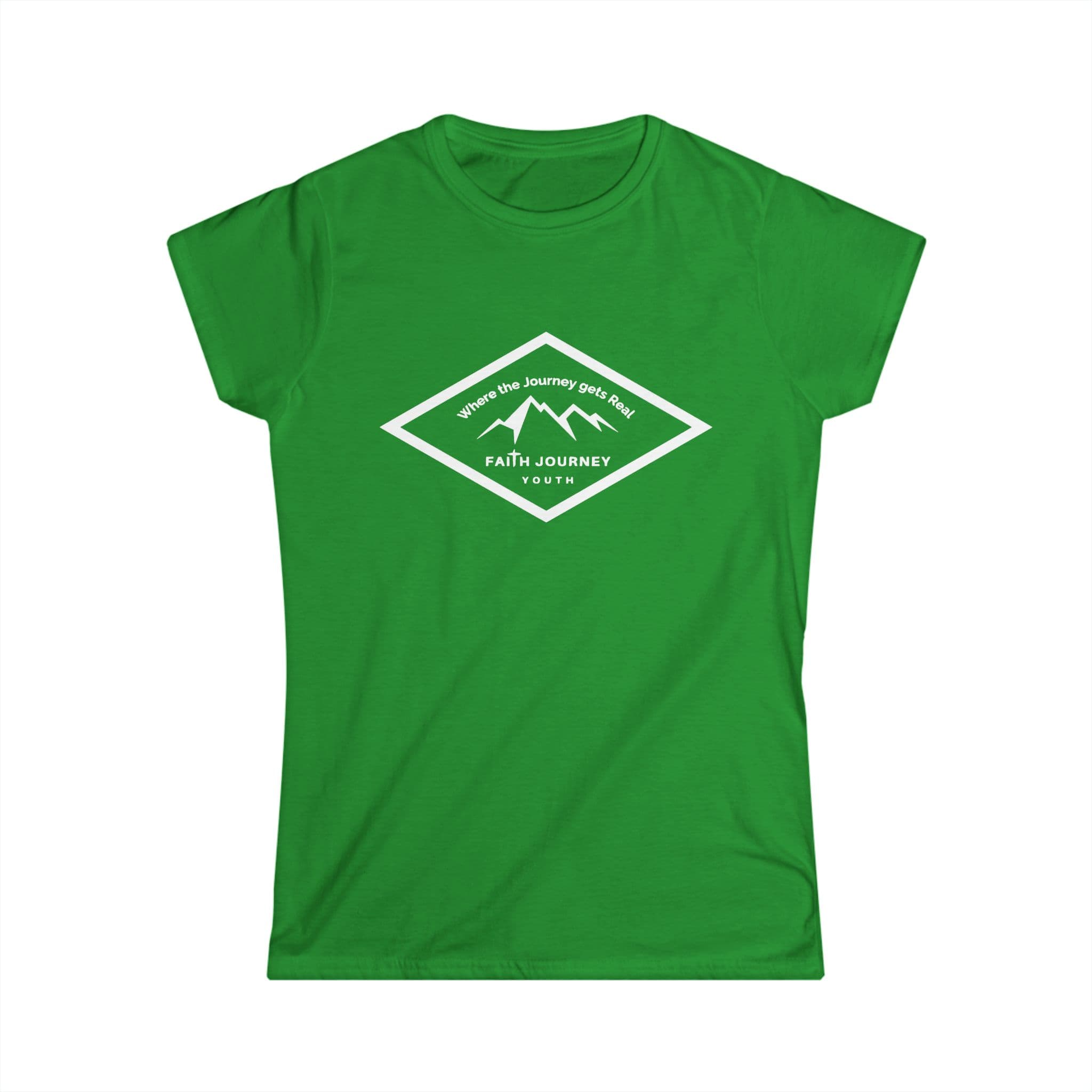 "Faith Journey Youth" Women's Tee, Motivational Shirt, Church Apparel, Faith-Based Clothing - Image 4