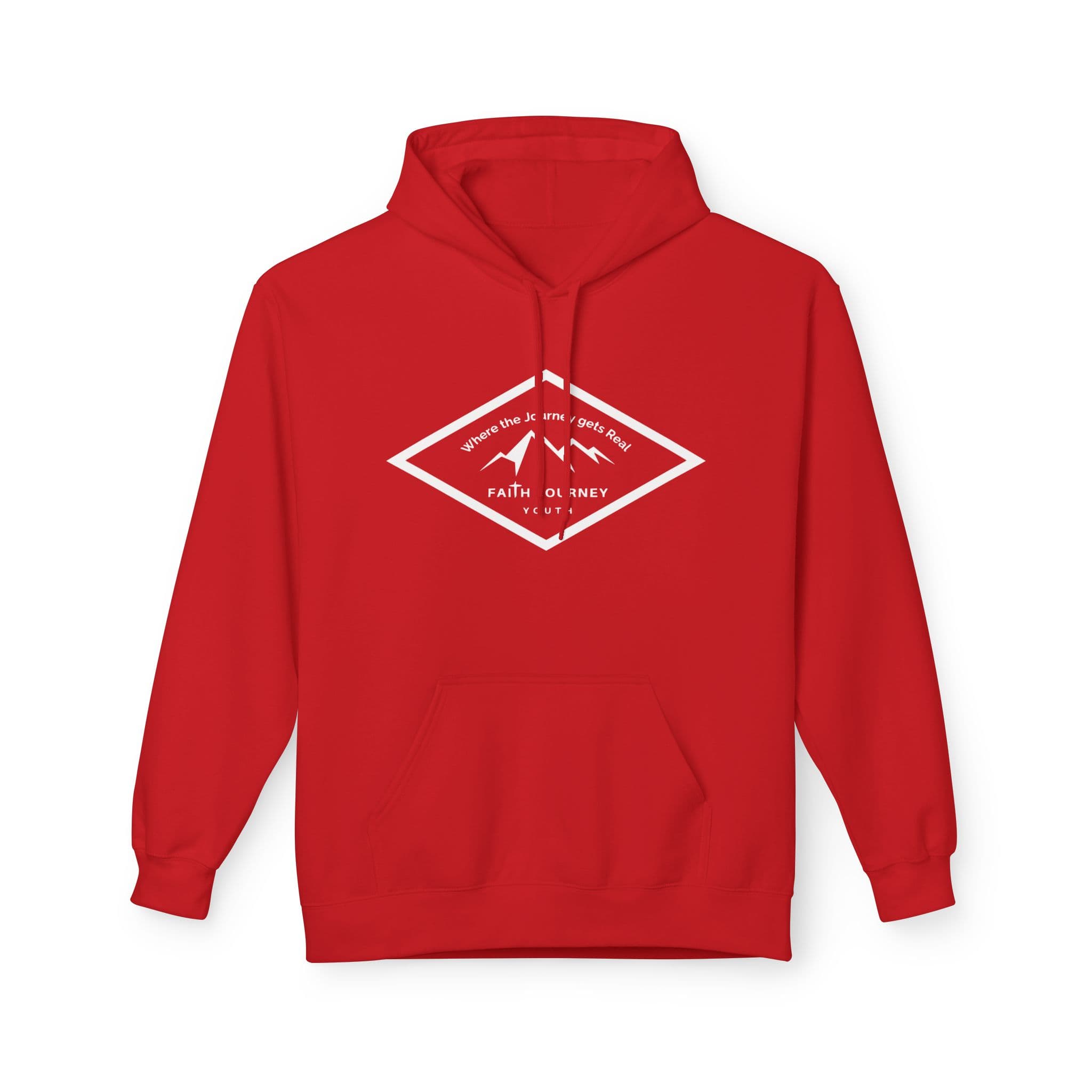 Faith Journey Youth Hoodie | Unisex Fleece Sweatshirt for Church Events, Outdoor Adventures, Cozy Gifts - Image 12