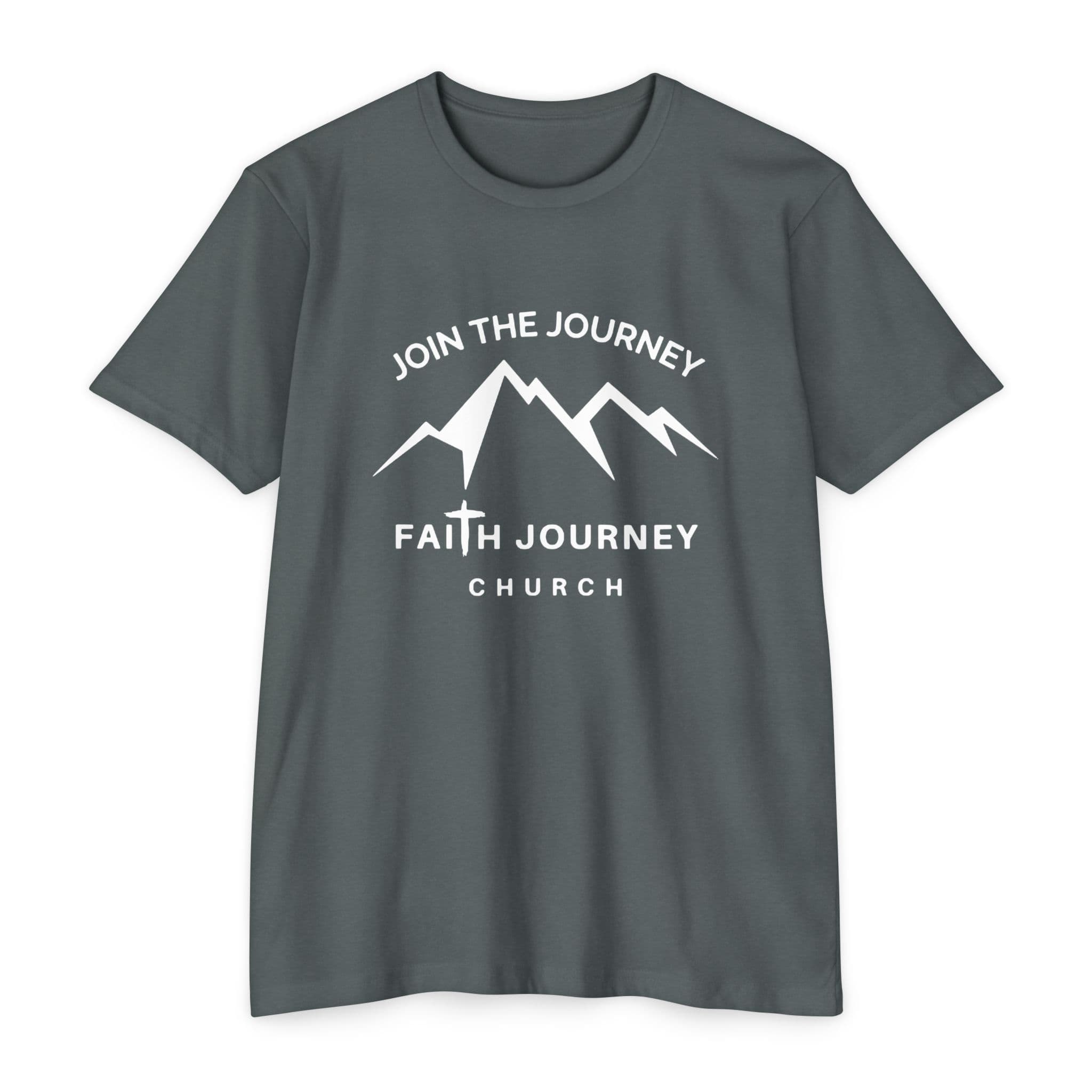 Faith Journey Church "Join the Journey" - Premium T-Shirt, Motivational Tee, Unisex Graphic Shirt, Adventure Shirt 60% Poly - 40% Cotton - Image 5