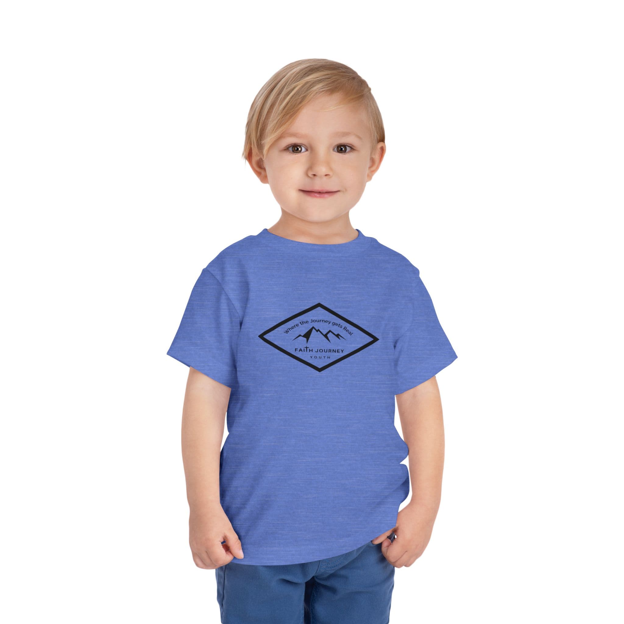 "Faith Journey Youth" Toddler Tee, Kids Church Shirt, Religious Outfit, Adventure T-Shirt, Faith-Based Gift Idea - Image 10